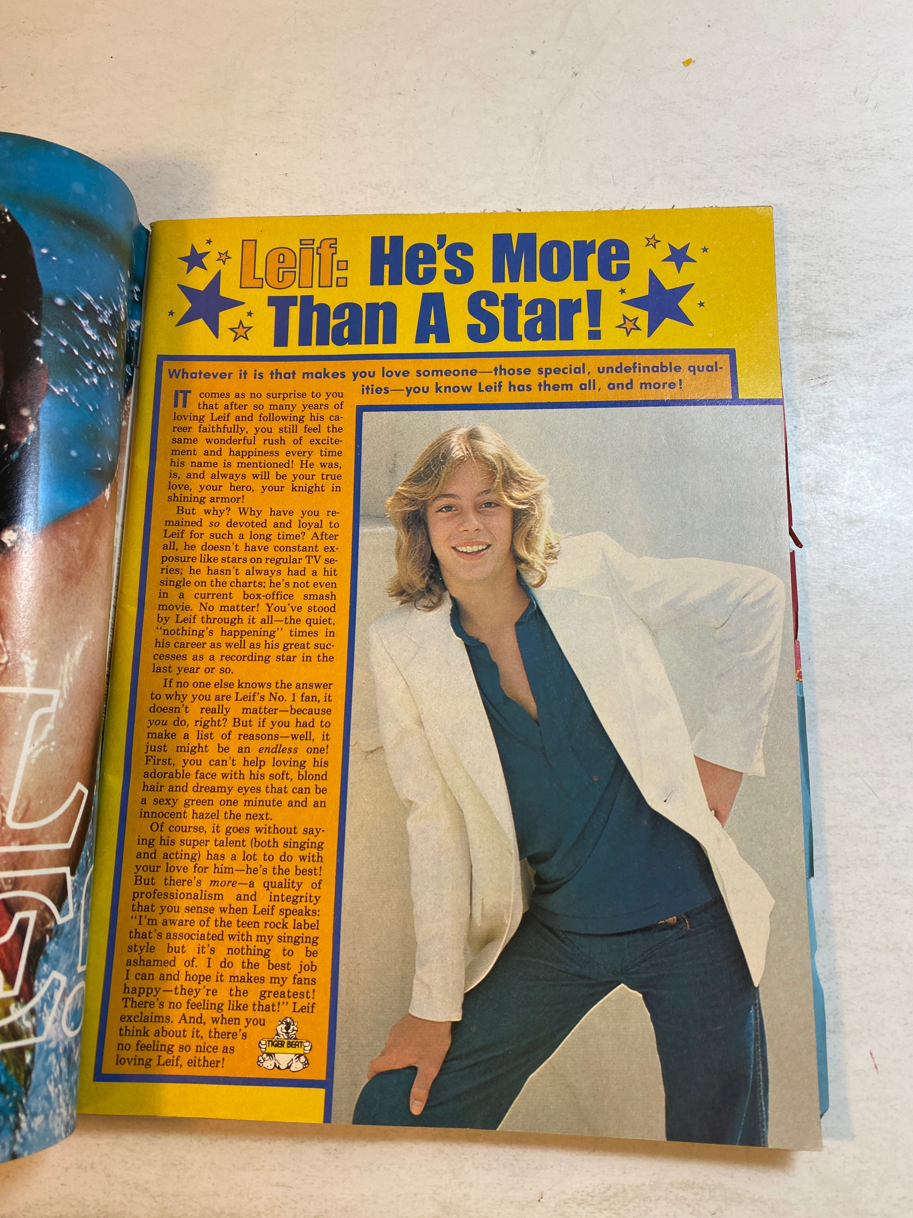 Tiger Beat Magazine July 1978 Leif Garrett