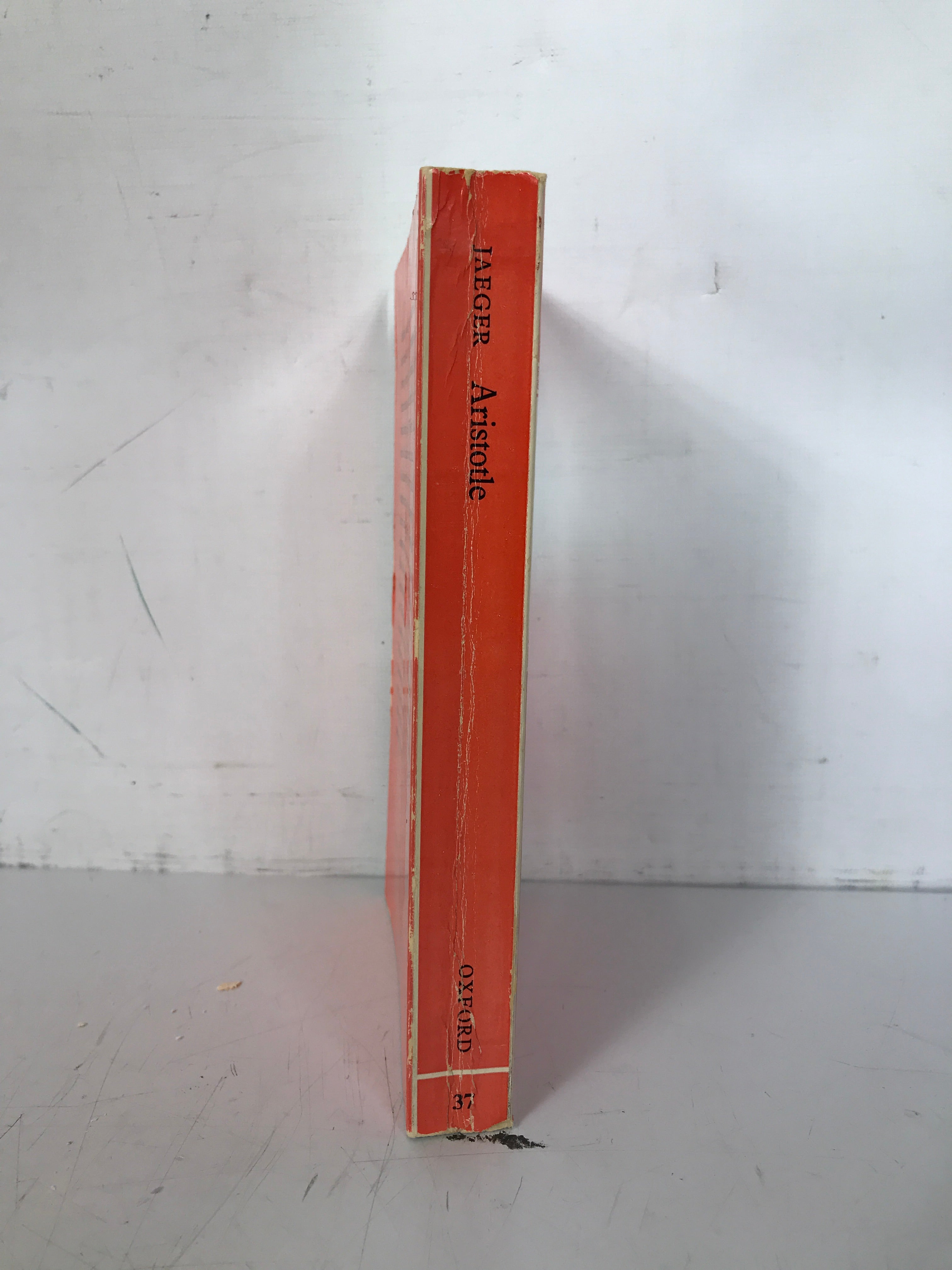 Aristotle by Werner Jaeger 1962 Oxford Paperbacks SC