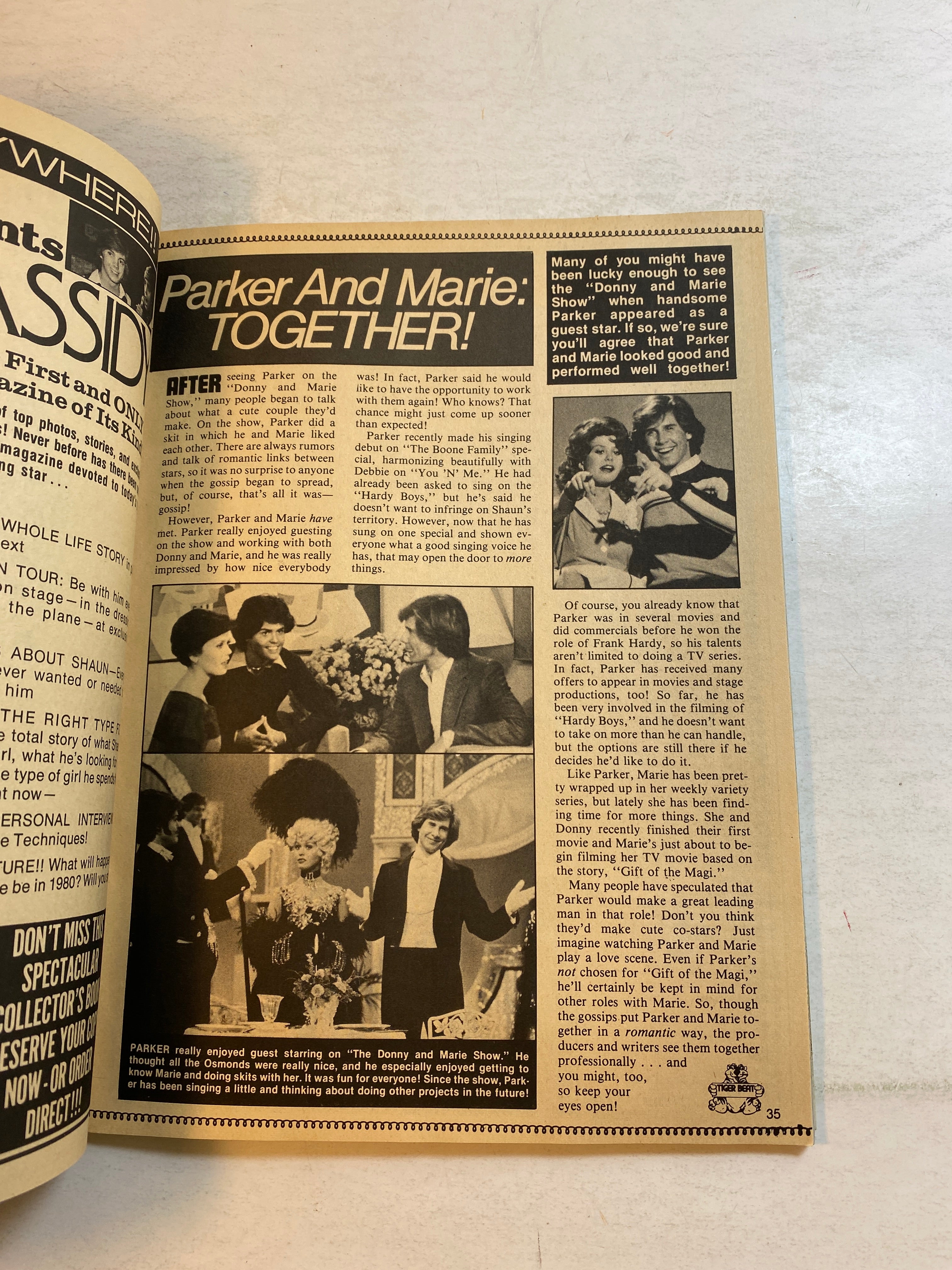 Tiger Beat Magazine August 1978 Shaun Cassidy