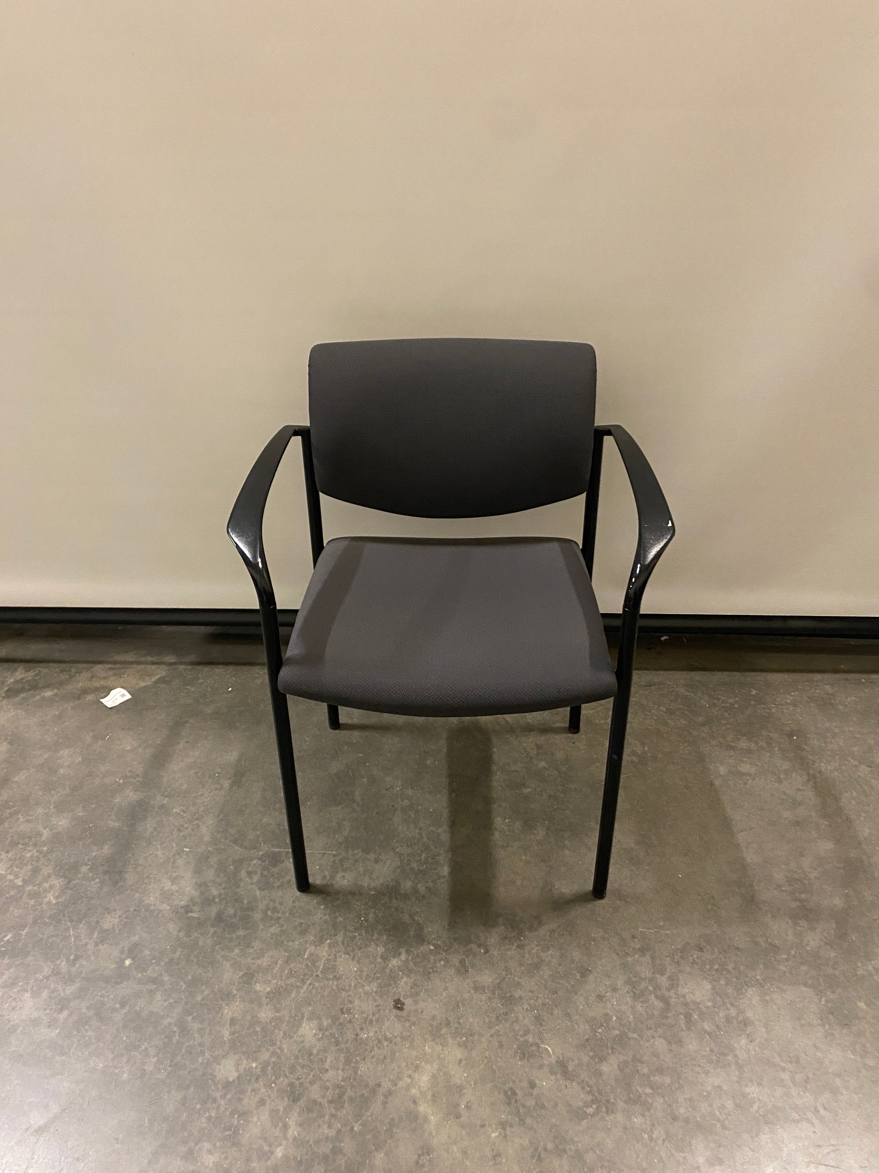 Steelcase Grey and Black Fabric Chair