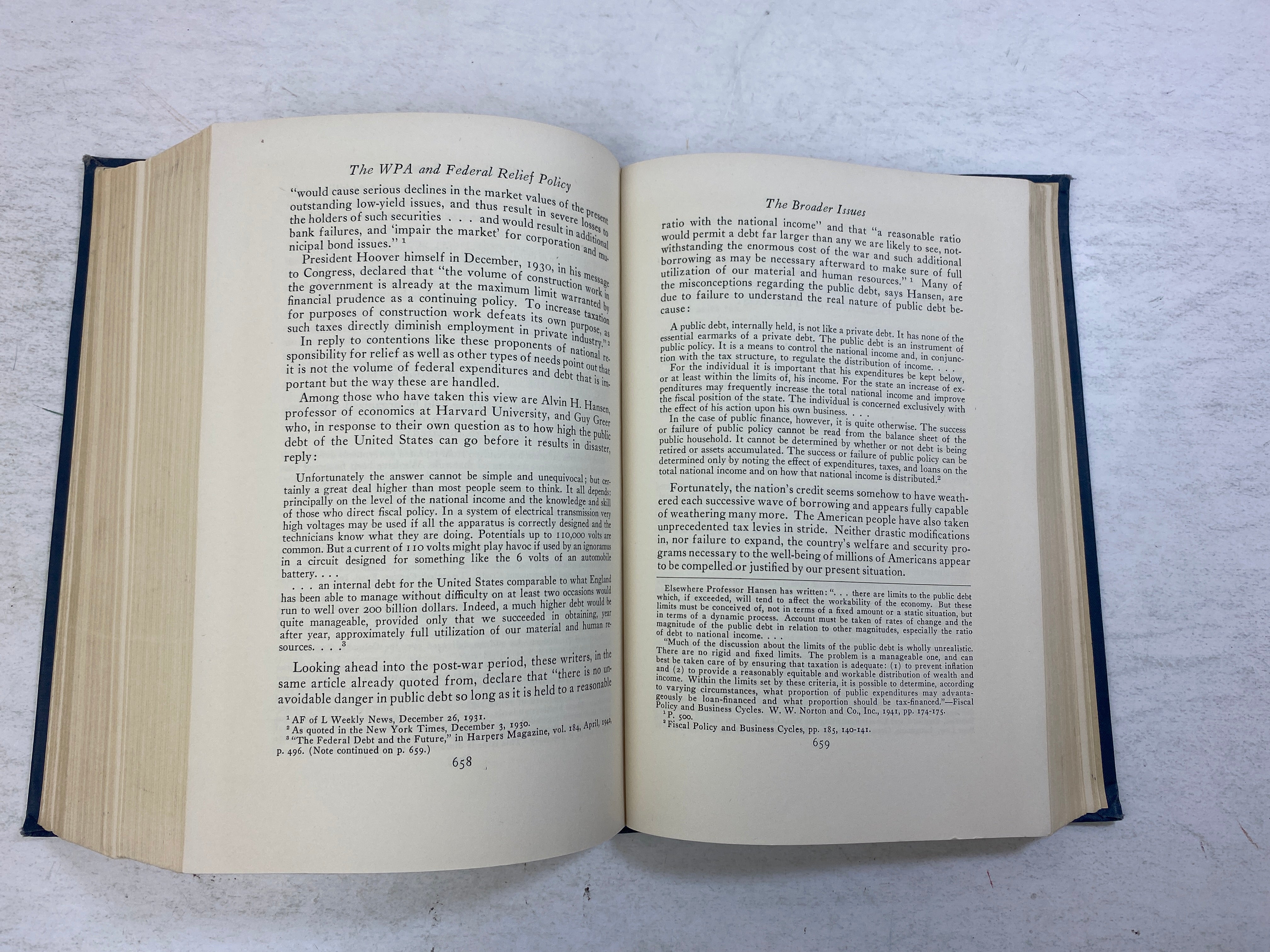 The WPA and Federal Relief Policy by Howard Ex-library 1943 HC