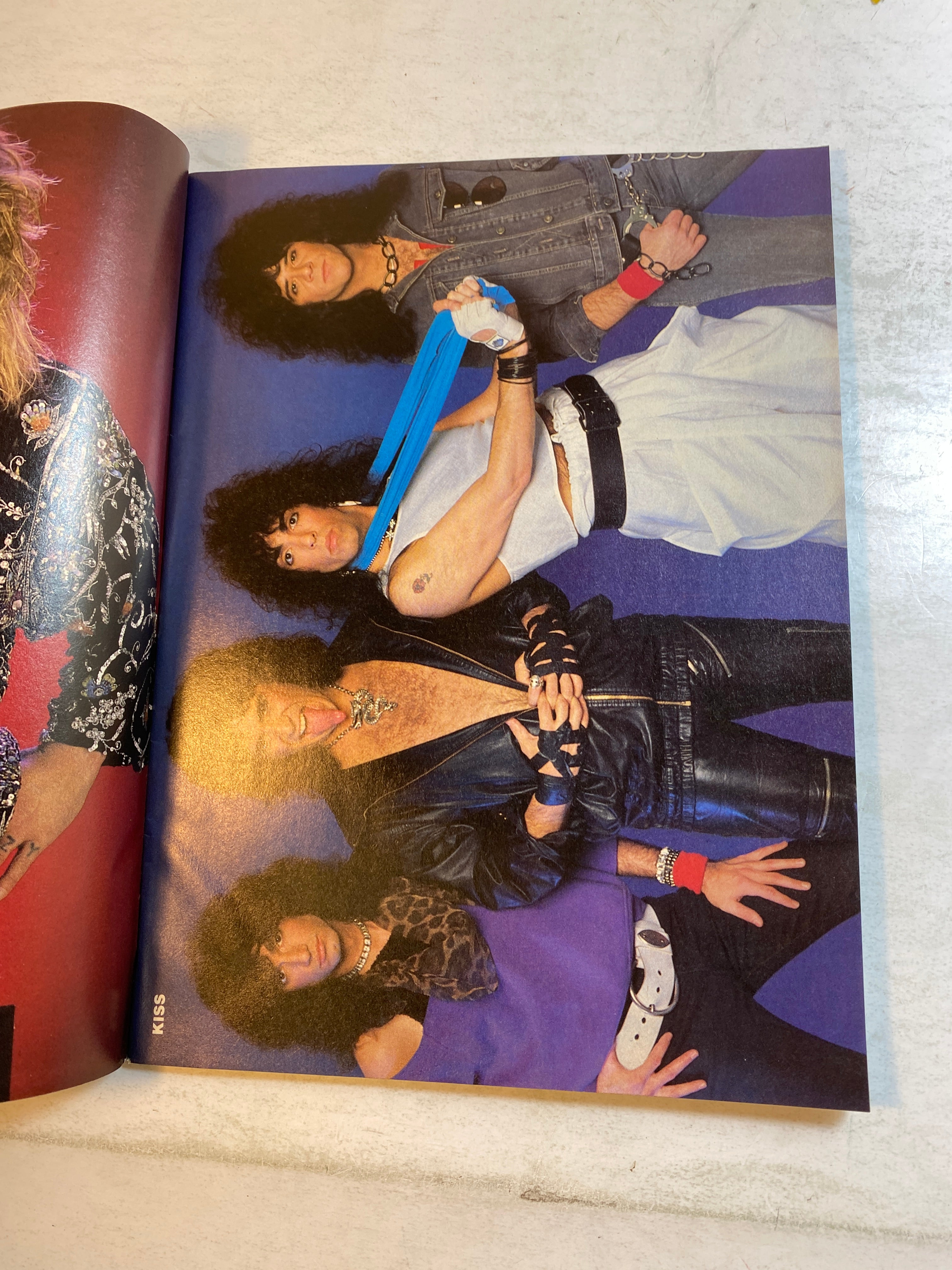 Metal Edge Magazine March 1986 Kiss Motley Crue