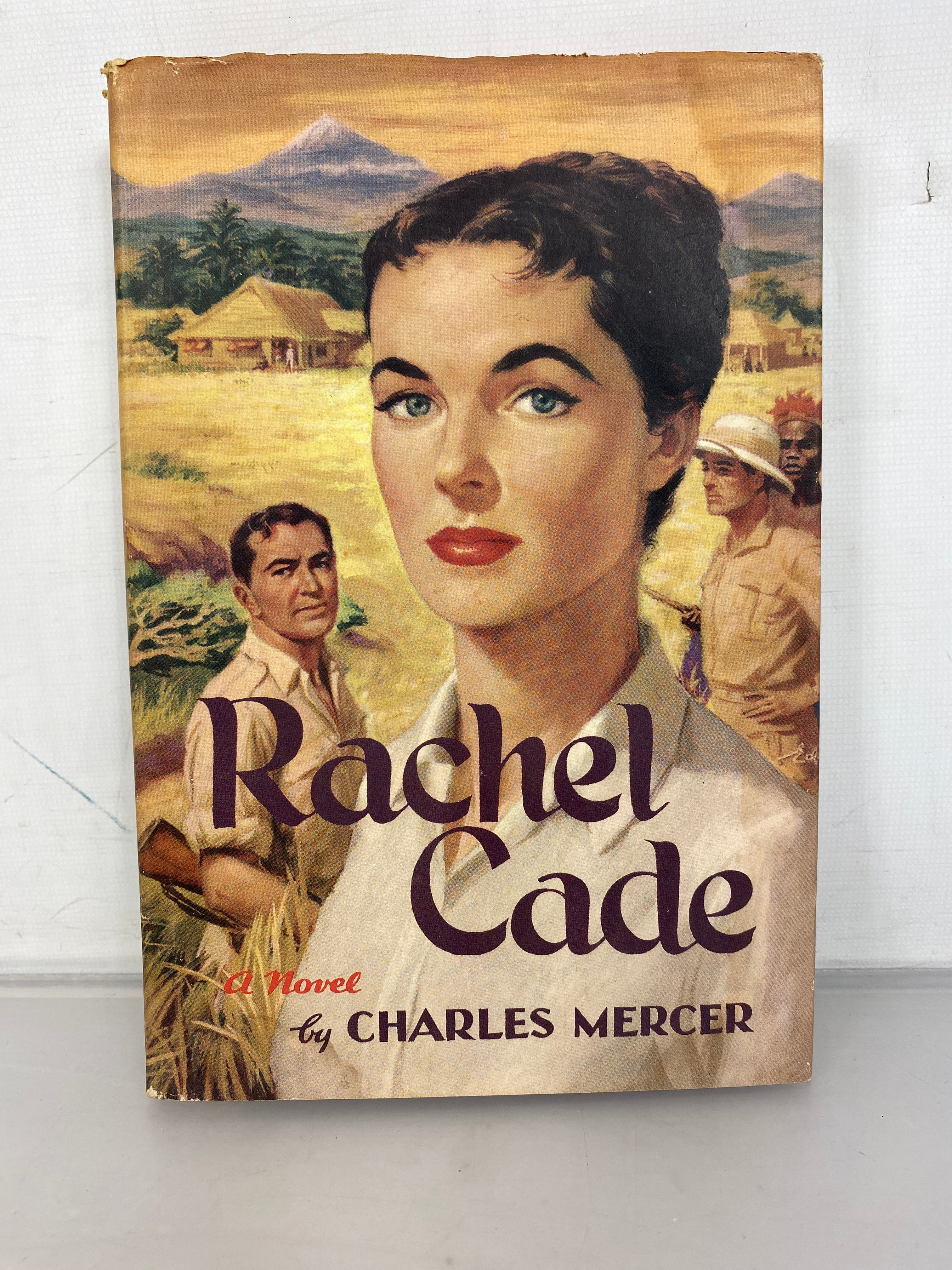 Lot of 4 1950s Book Club Editions: Rachel Cade, Farewell to Valley Forge, Forbidden Area, The Wreck of the Mary Deare HC DJ