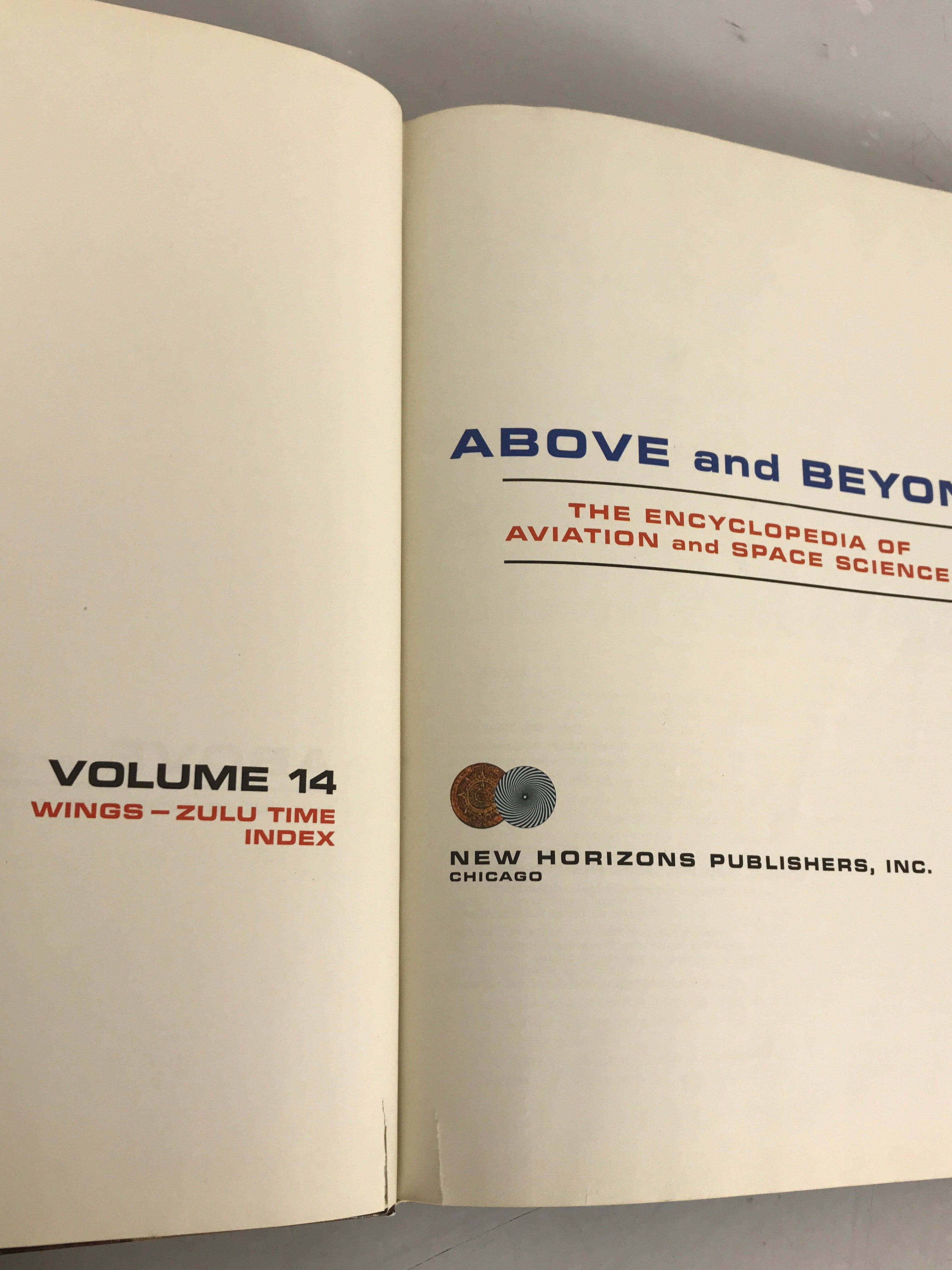 Above and Beyond The Encyclopedia of Aviation and Space 14 Vol Set 1967 HC