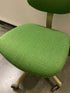 Green Fabric Chair on Wheels