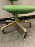 Green Fabric Chair on Wheels