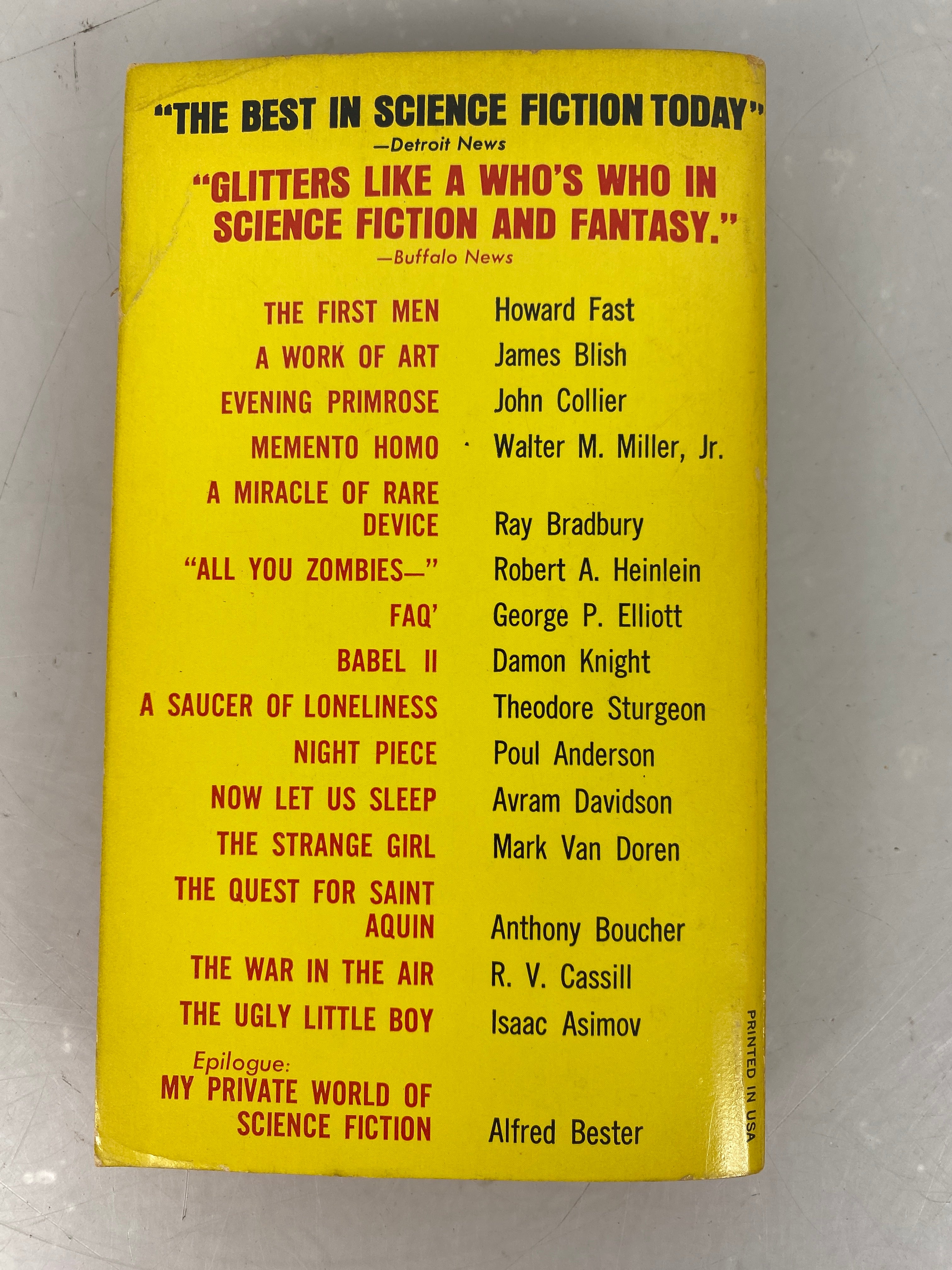 The Worlds of Science Fiction edited by Robert P Mills SC 1963