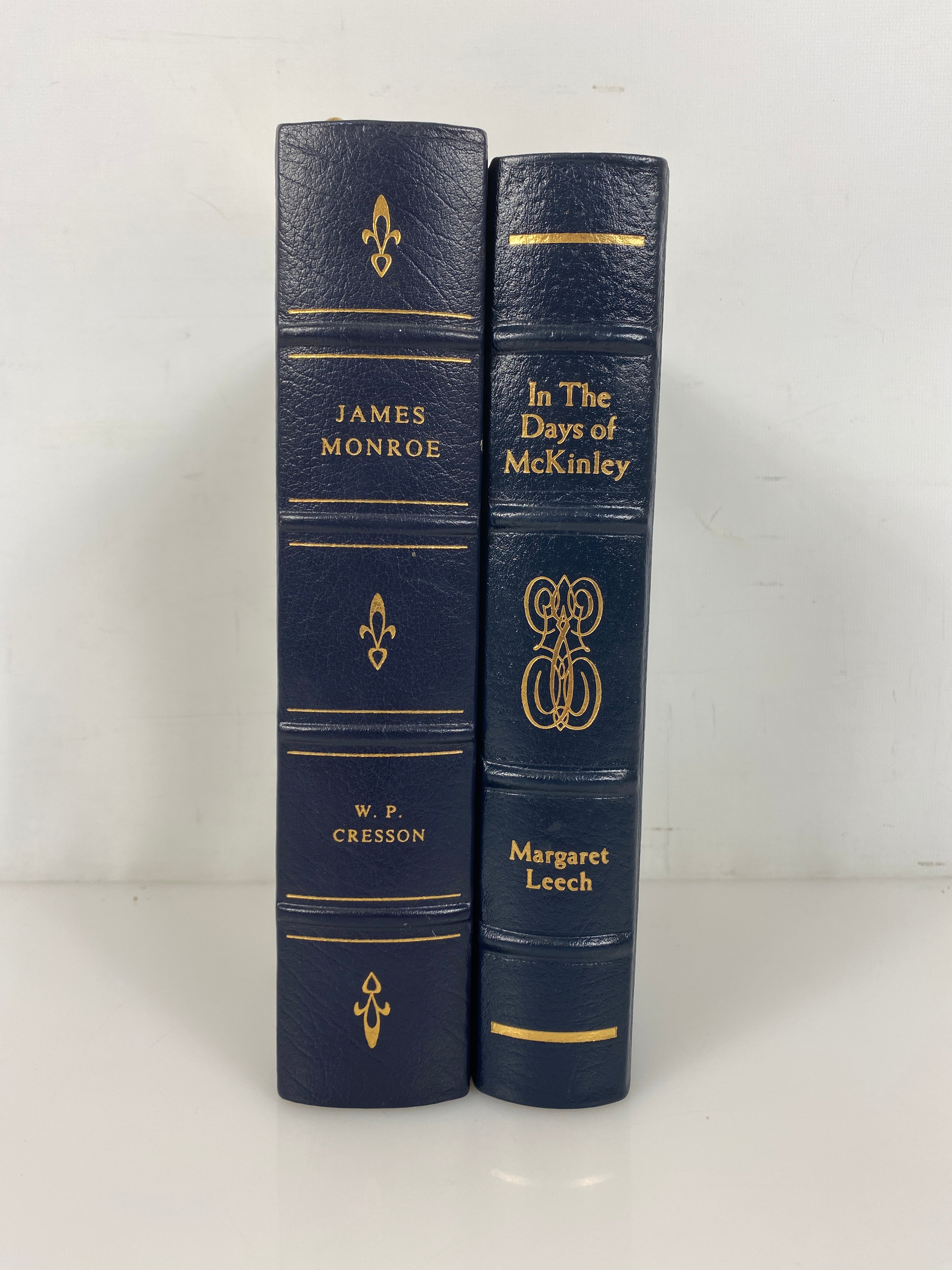 2 Easton Press: James Monroe/In the Days of McKinley Leather Bound