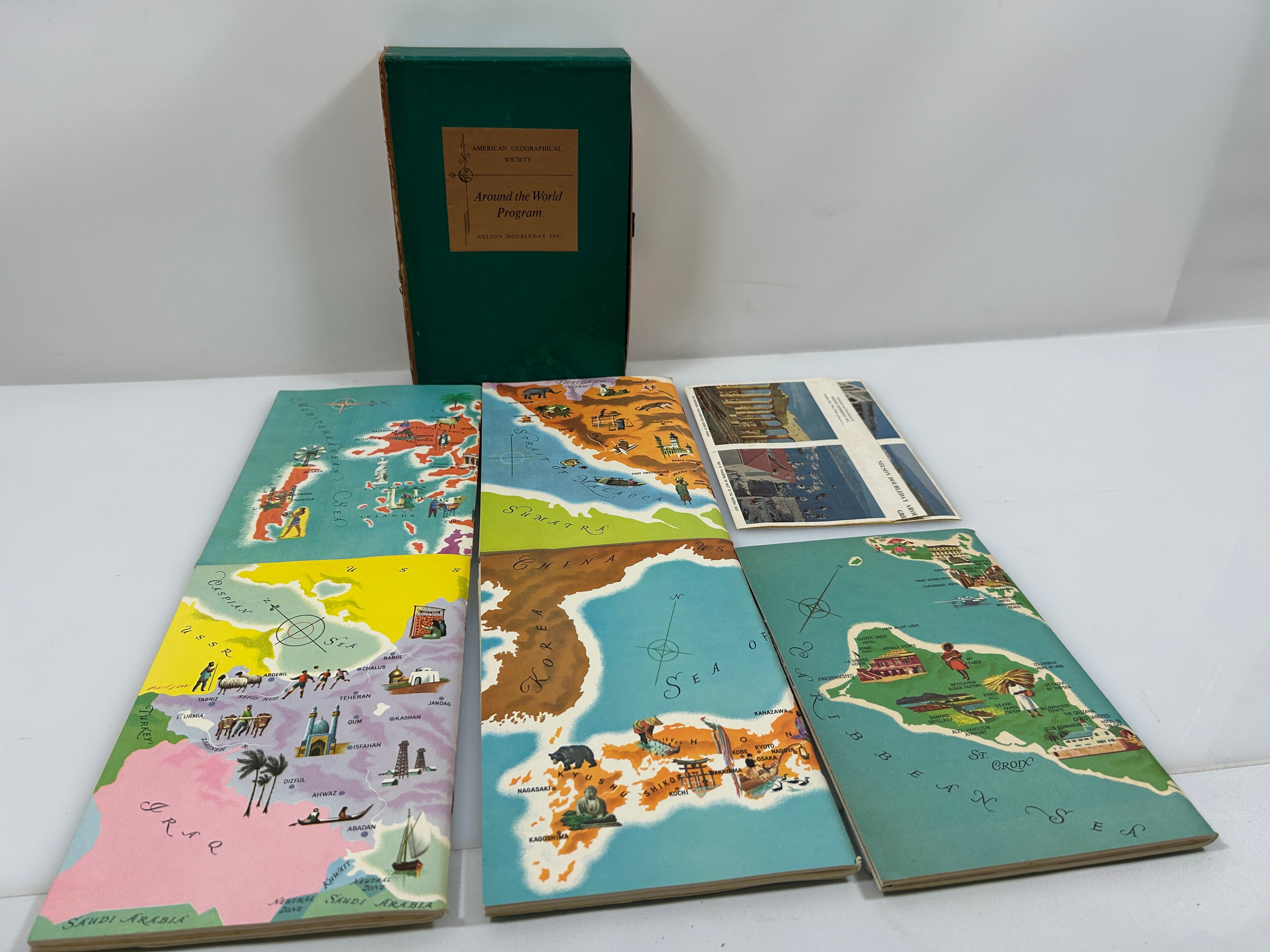 3 Vintage Box Sets: Science Service Program/Around the World Program Doubleday