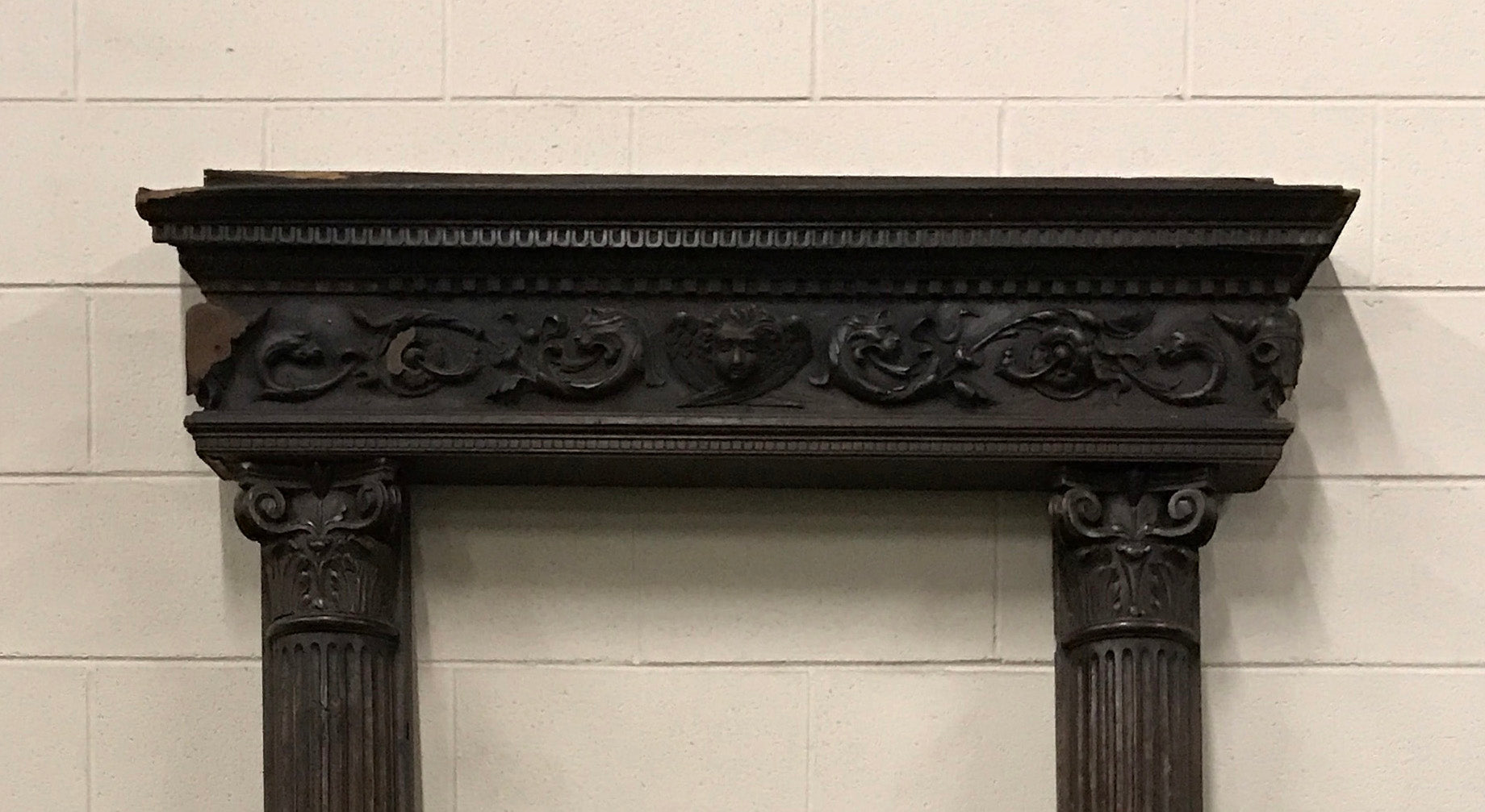 Carved Ornate Wooden Door Frame #1