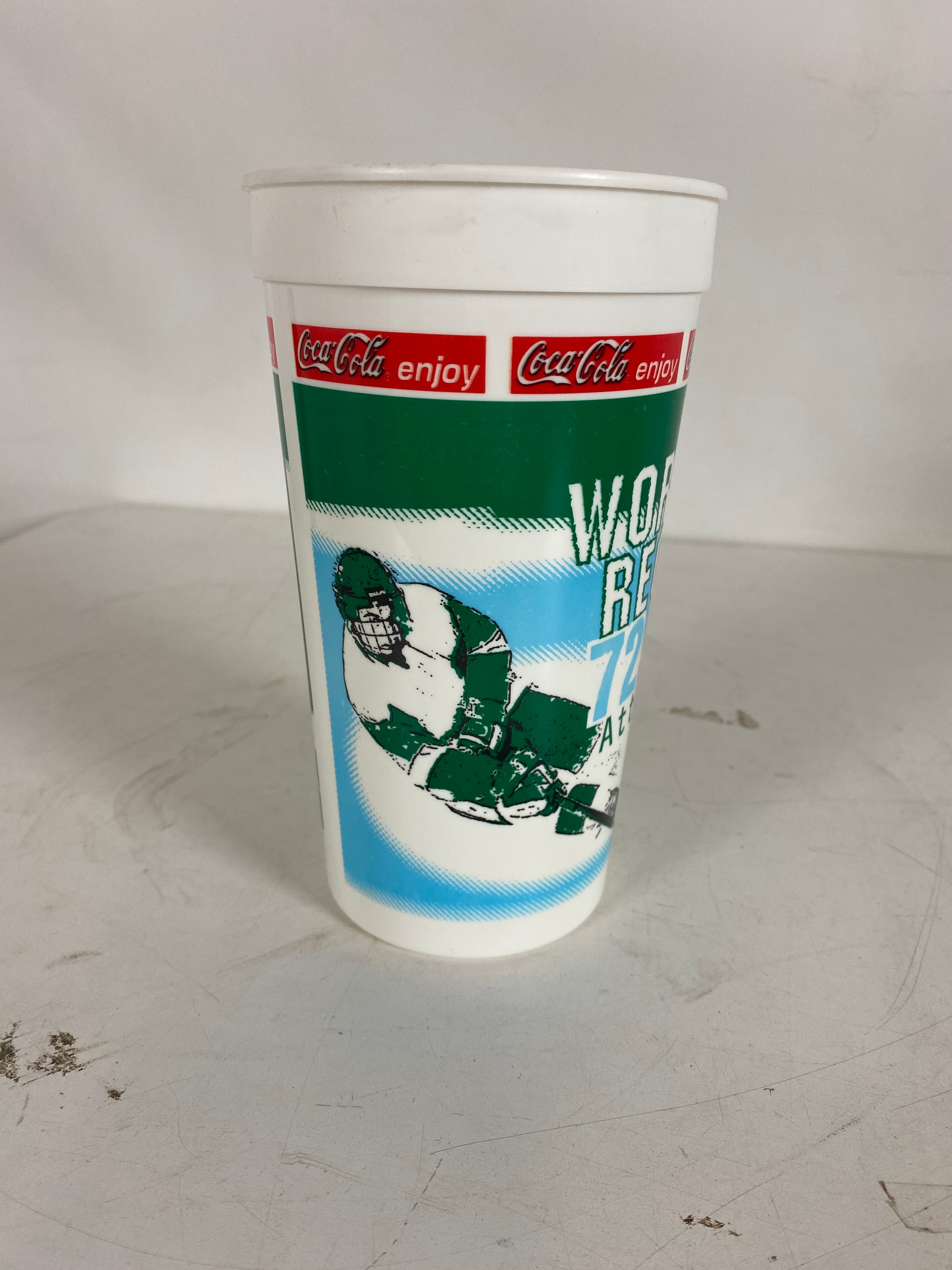 MSU 2001 "The Cold War" Hockey Game Plastic Souvenir Cup