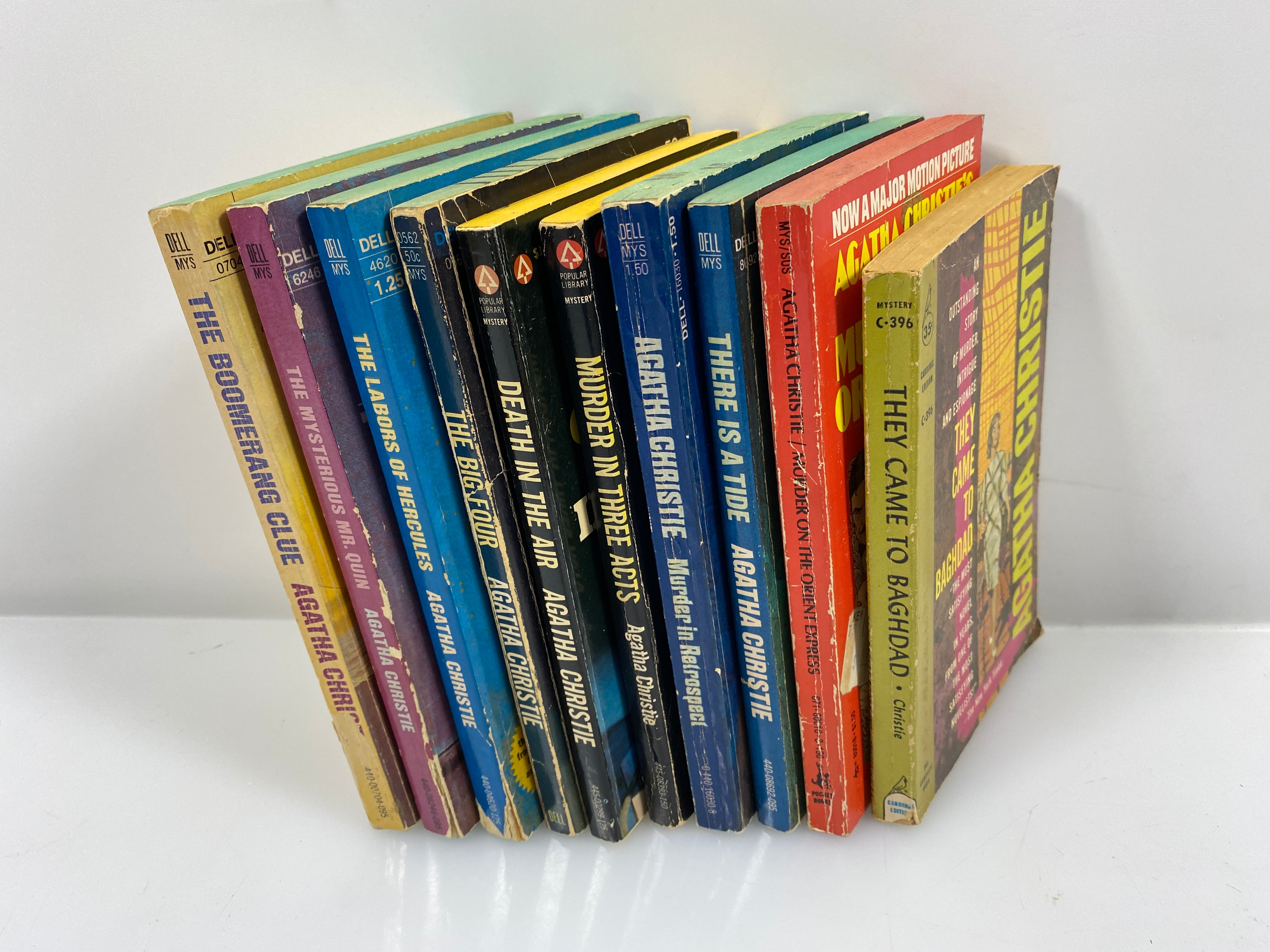 Lot of 10 Agatha Christie Paperbacks #4 1960-1977