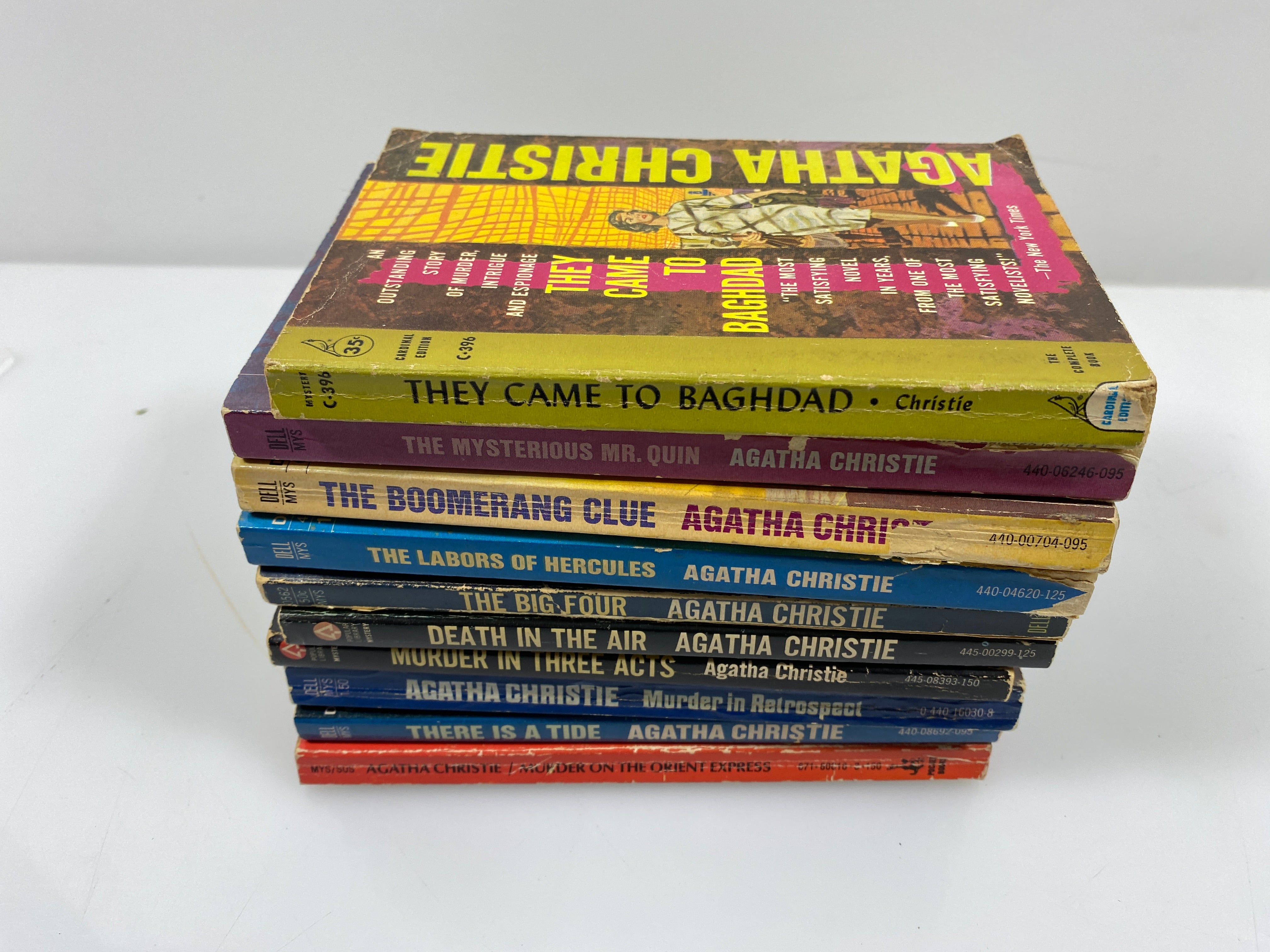 Lot of 10 Agatha Christie Paperbacks #4 1960-1977