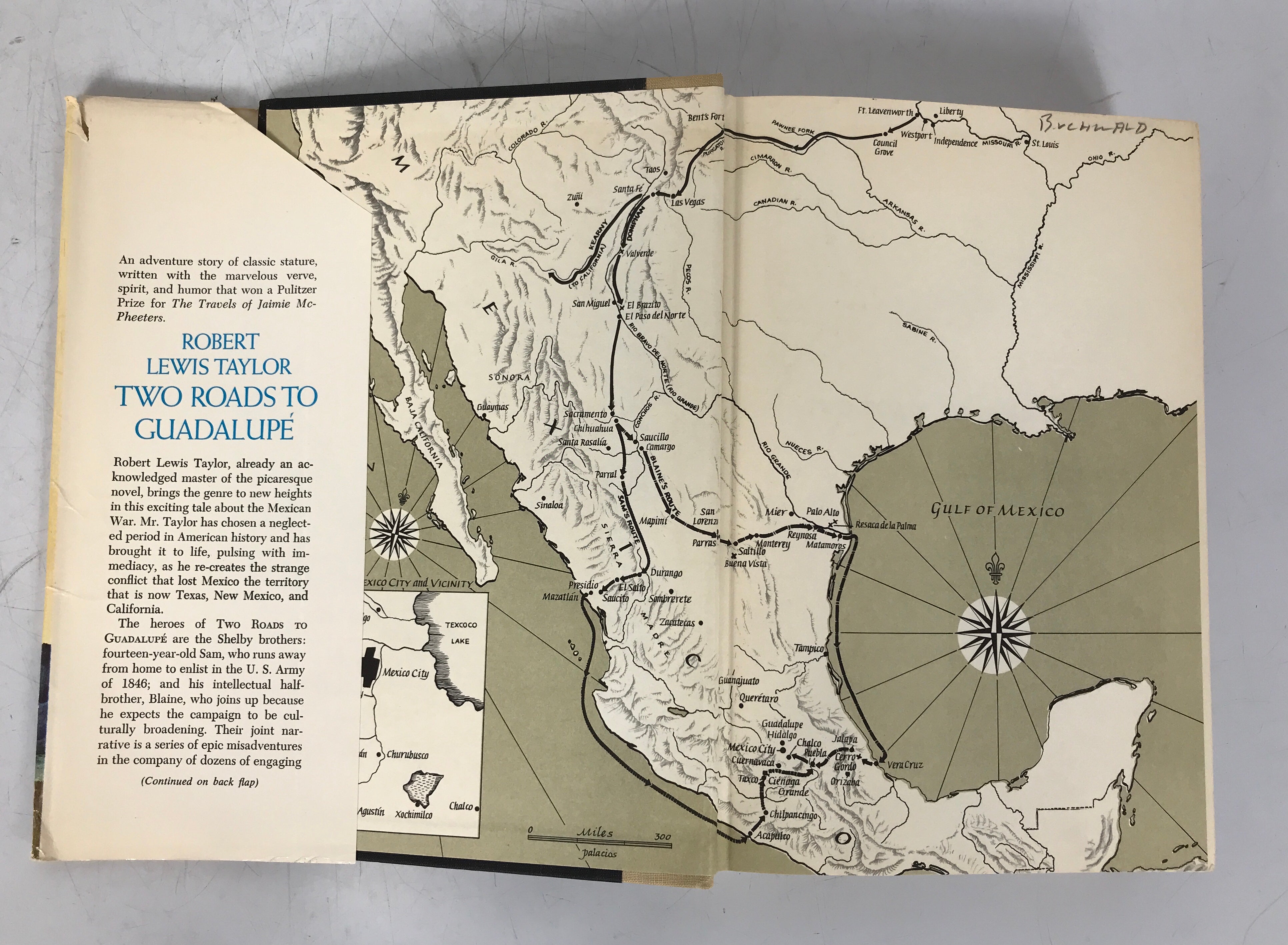 Two Roads to Guadalupe by R. Lewis Taylor 1964 1st Ed HC DJ