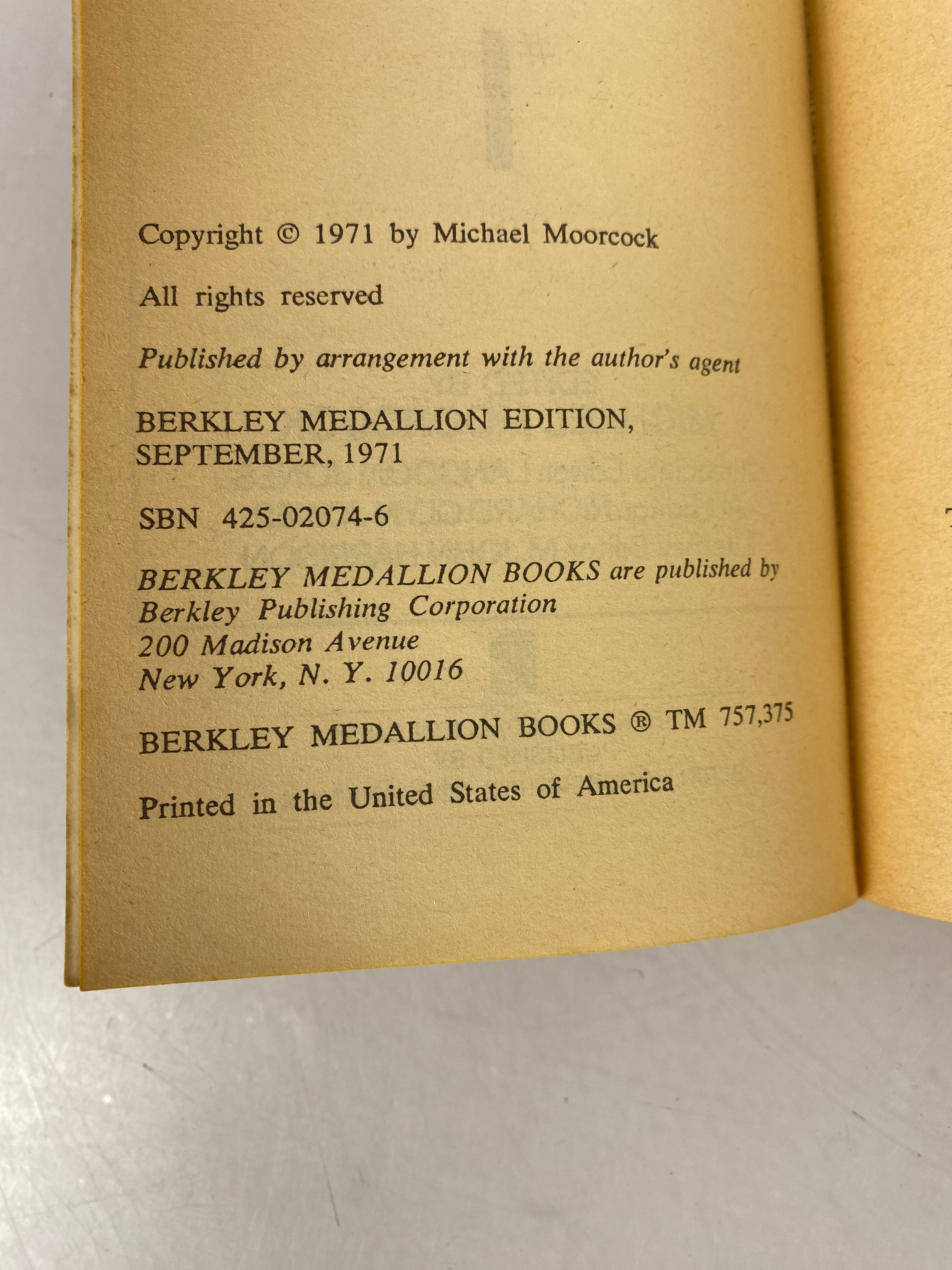 New Worlds Quarterly #1 edited by Michael Moorcock Paperback 1971 SC