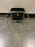 Steelcase Black Plastic Square Chair