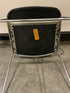 Steelcase Black Plastic Square Chair