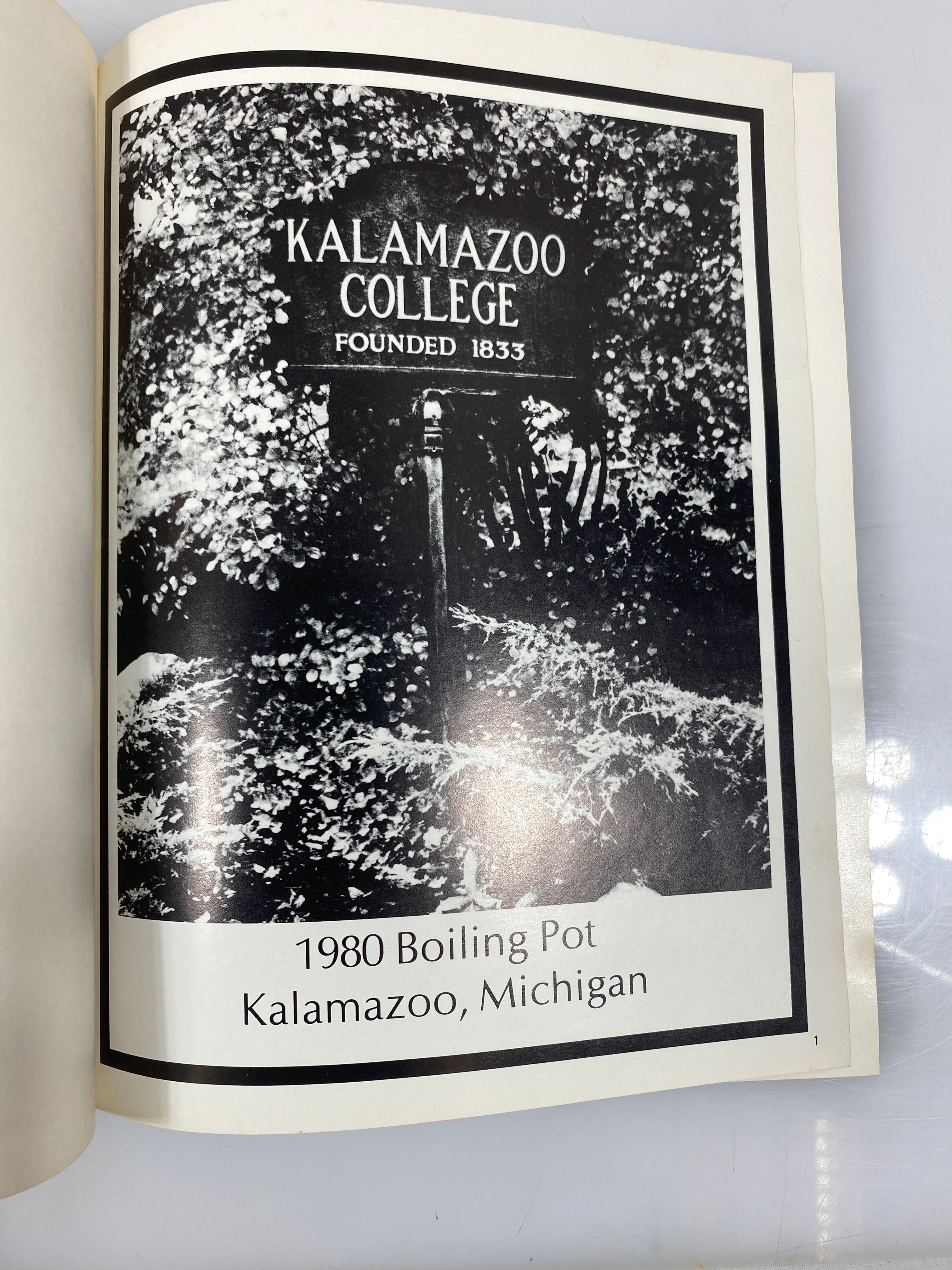 1980 "The Boiling Pot" Kalamazoo College Yearbook Kalamazoo, MI HC