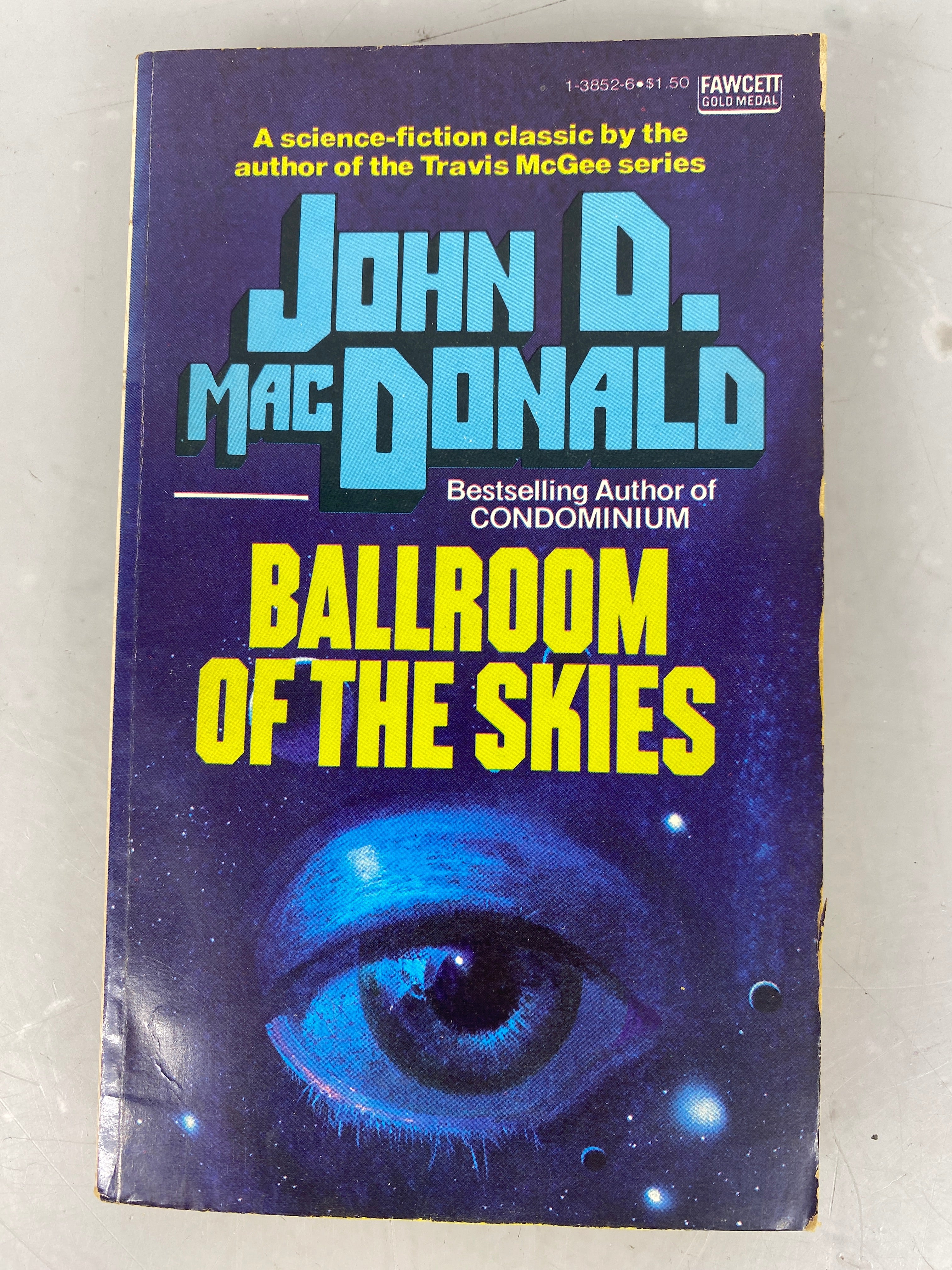 Ballroom of the Skies John MacDonald Vintage Science Fiction Paperback 1952 SC