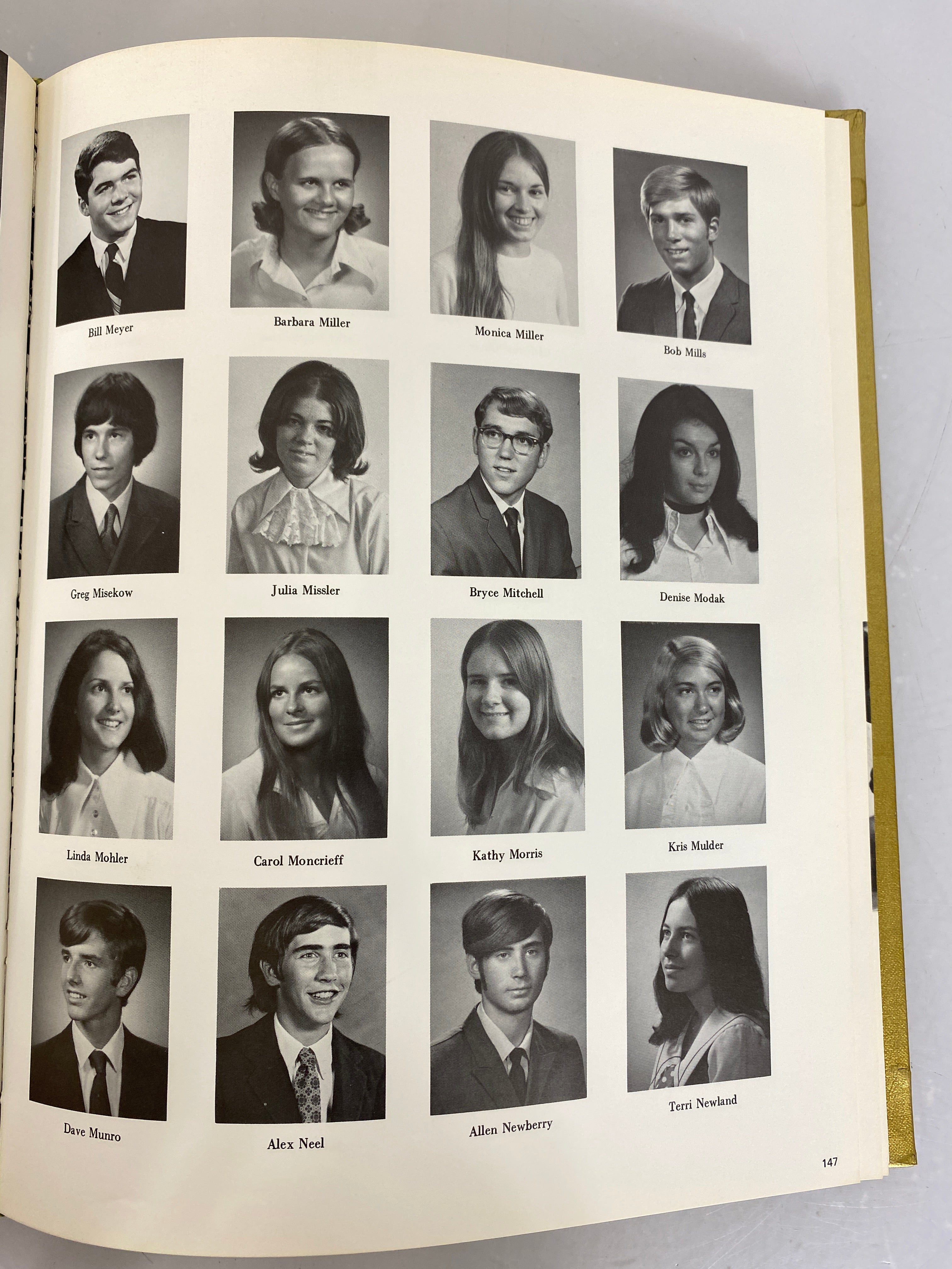 1971 Huron High School "Enthymion" Ann Arbor Michigan