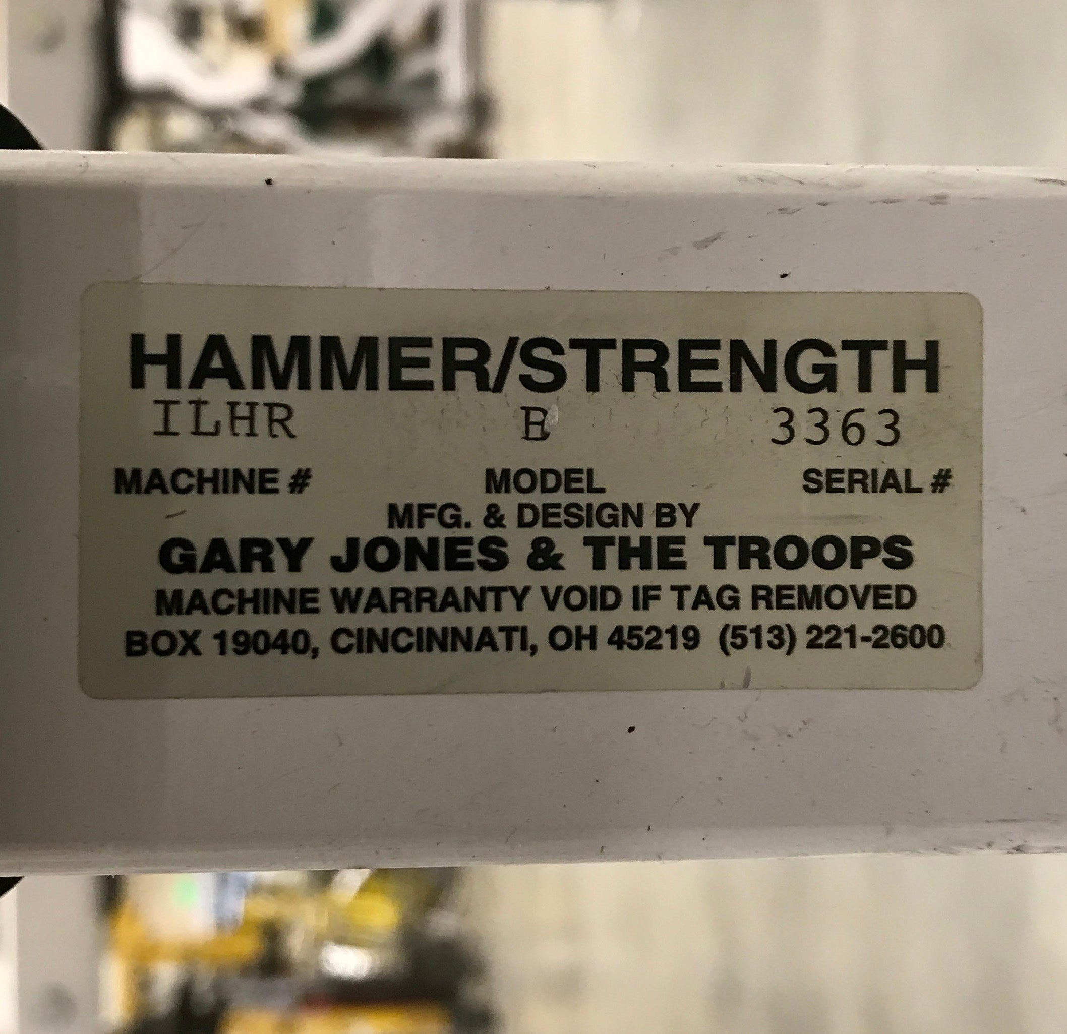 Hammer Strength ISO High Row