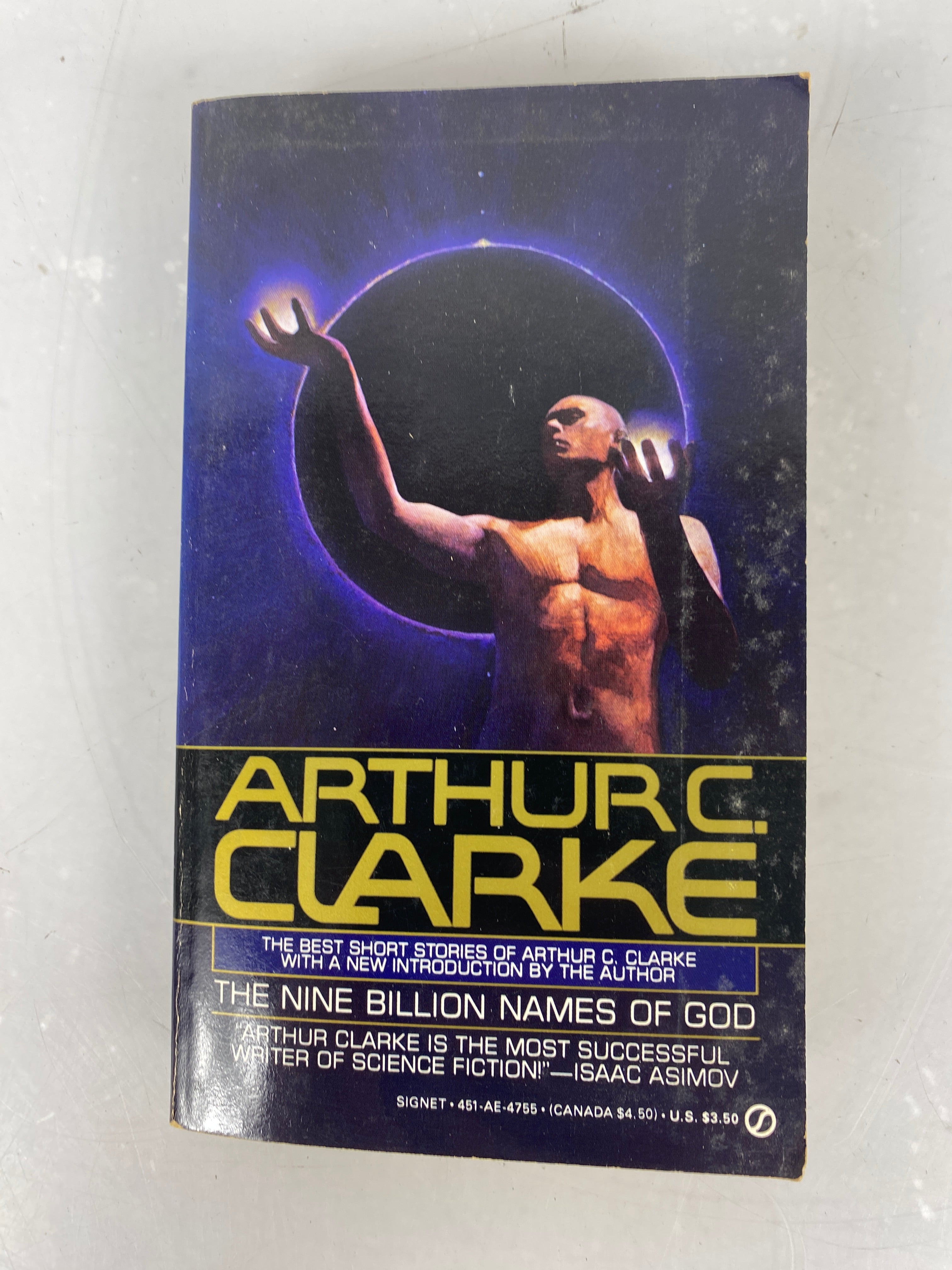 Nine Billion Names of God Arthur C. Clarke Science Fiction SC 1987