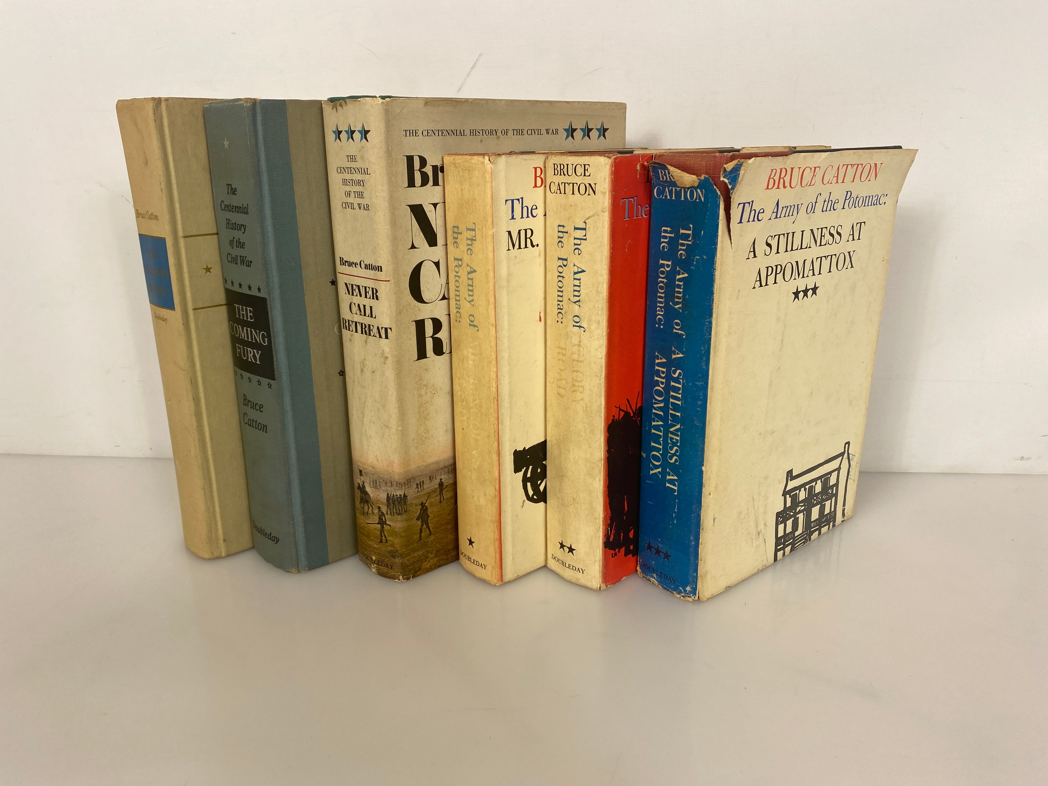 6 Bruce Catton: Army of the Potomac Trilogy History of the Civil War 1952-65 HC