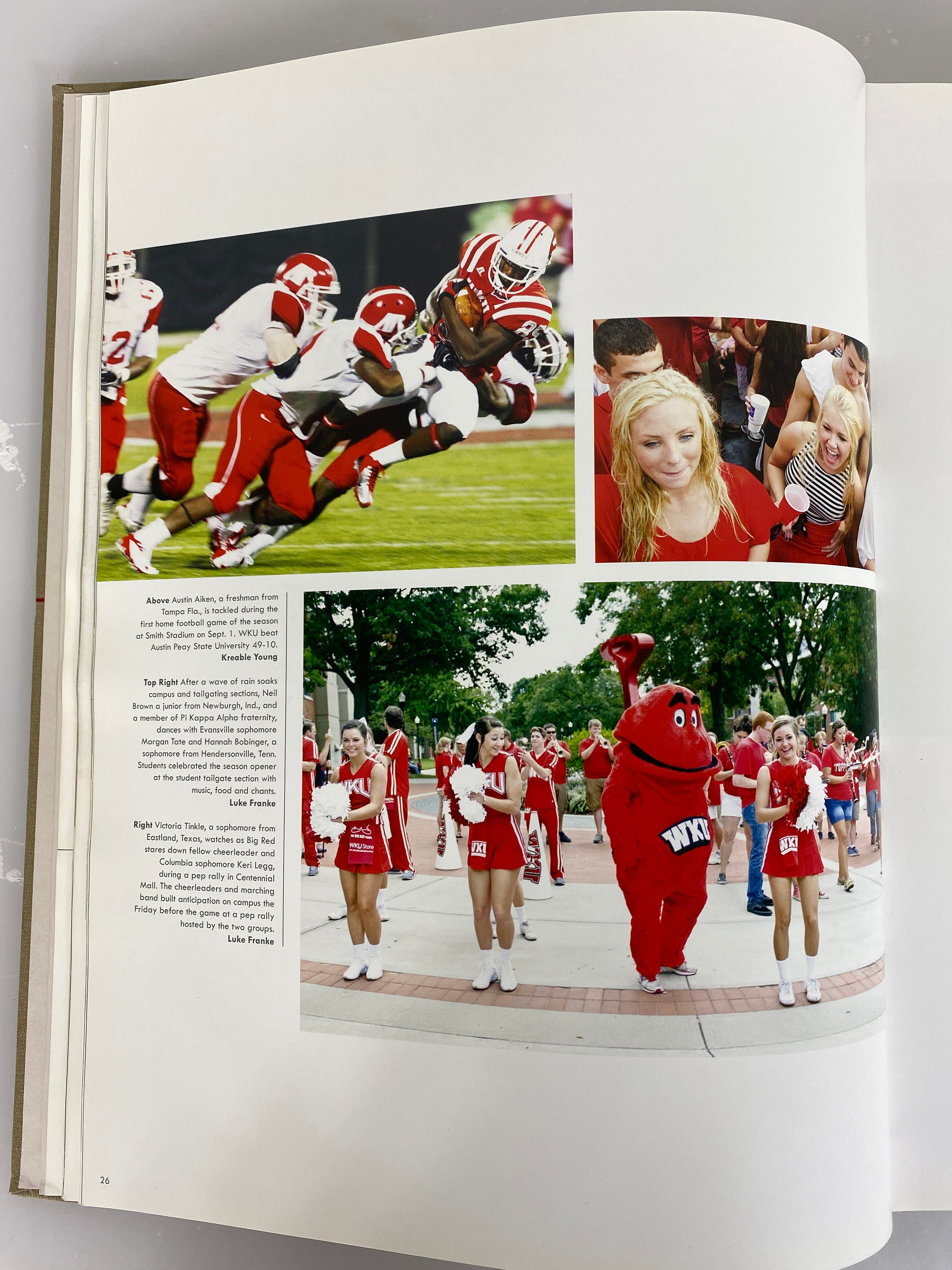 2013 Western Kentucky University Yearbook "Form" Bowling Green, KY HC