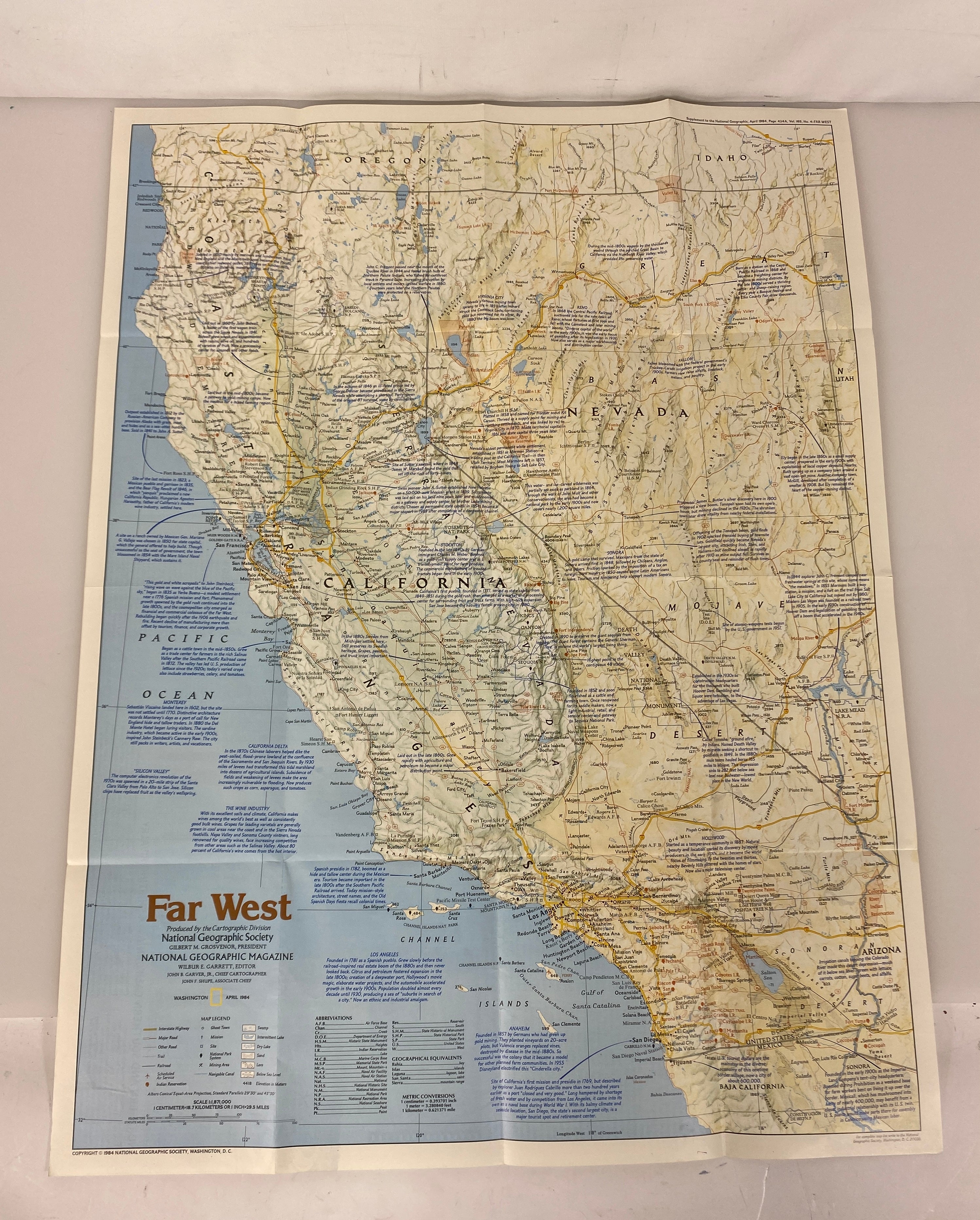 Lot of 11 Nat Geo The Making of America Maps-Far West/Deep South/Great Lakes