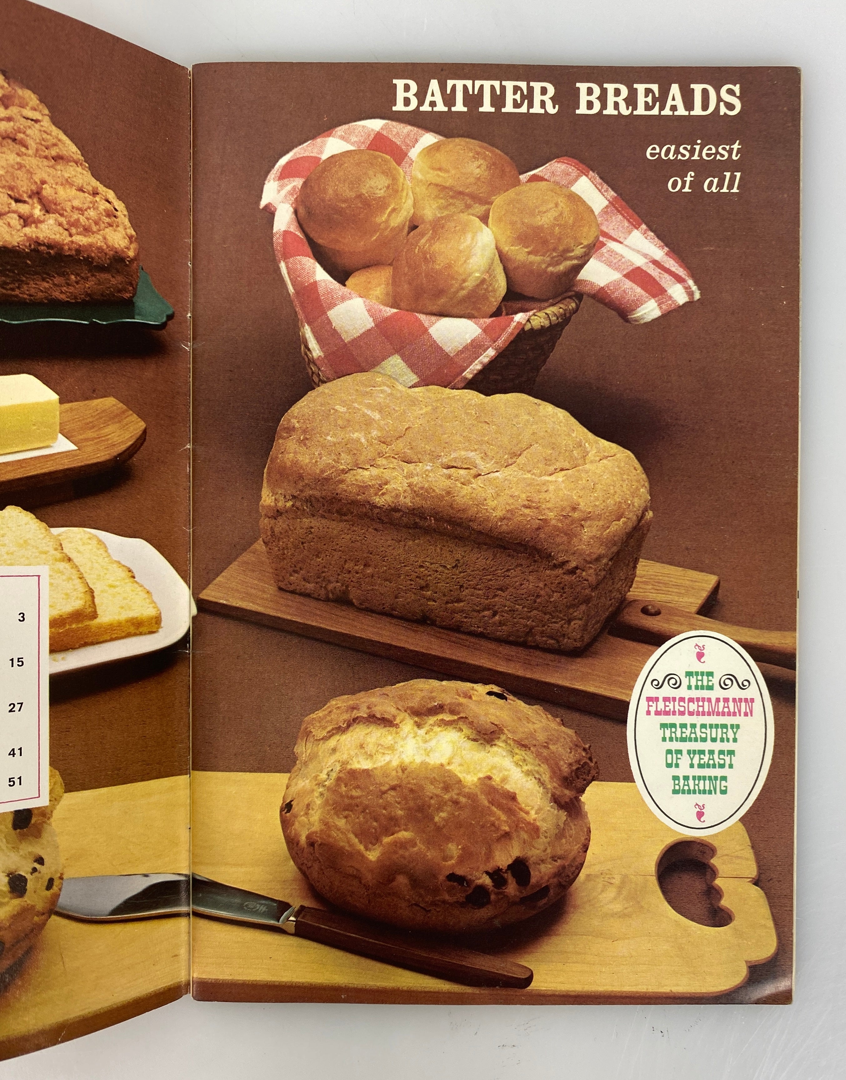 Lot of Vintage Bread Baking: Dolores Casella/Red Star/Fleischmann's Yeast