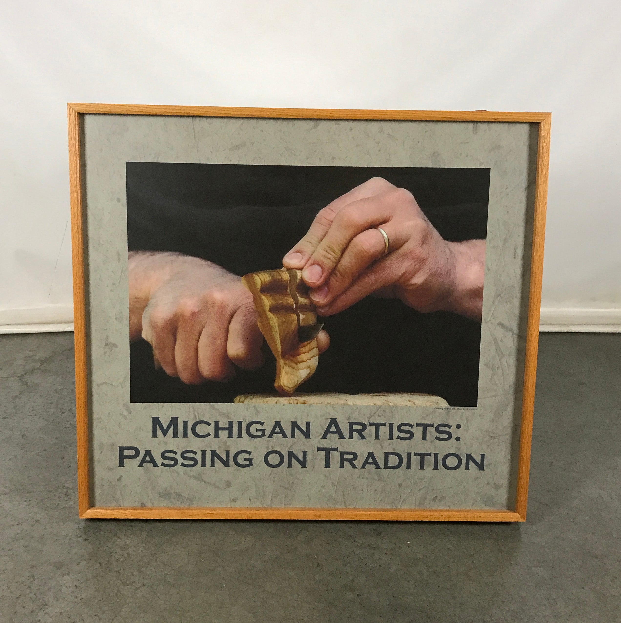 "Michigan Artists Passing on Tradition" Picture Frame