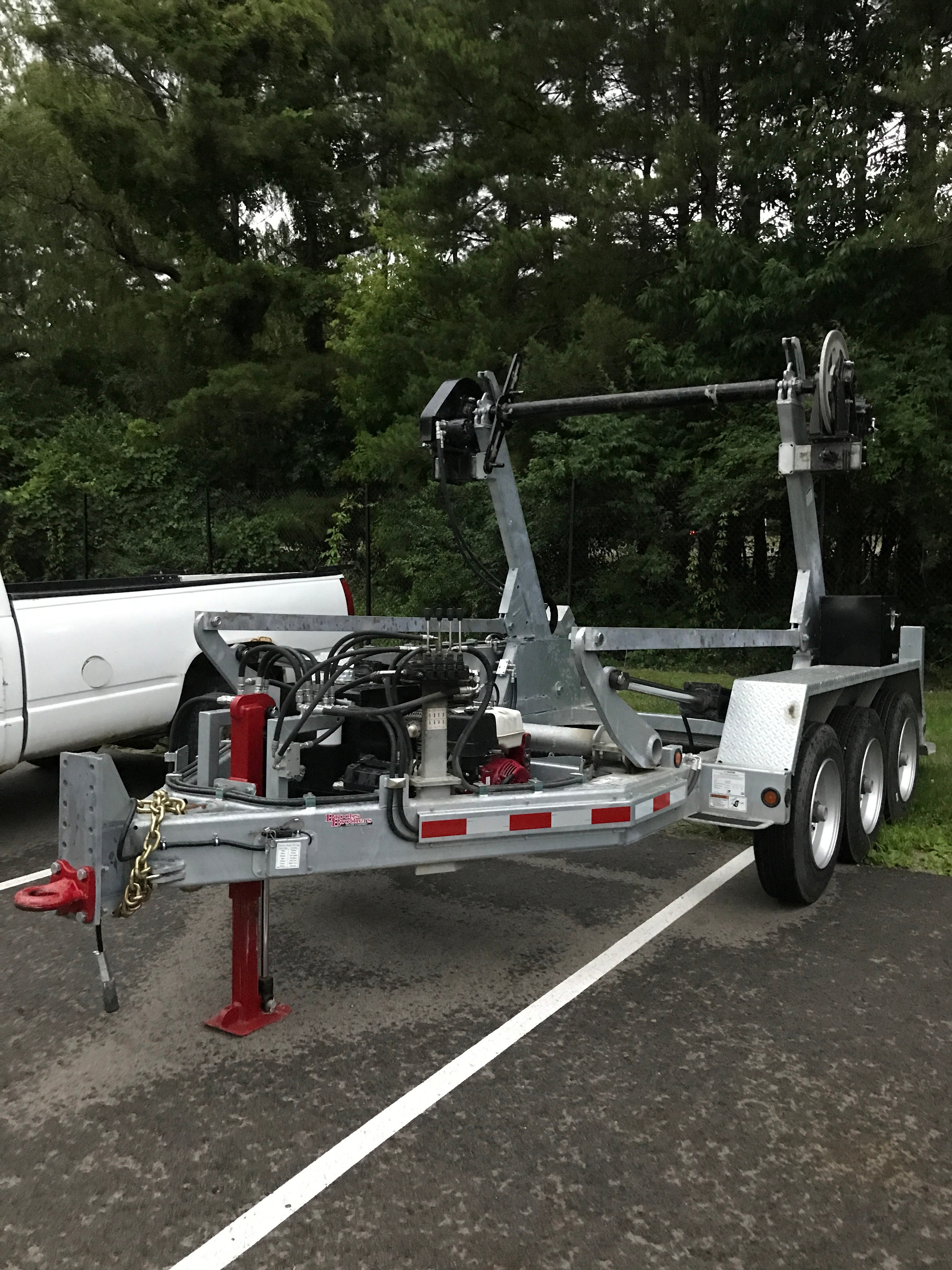 Self Loading Reel Trailer