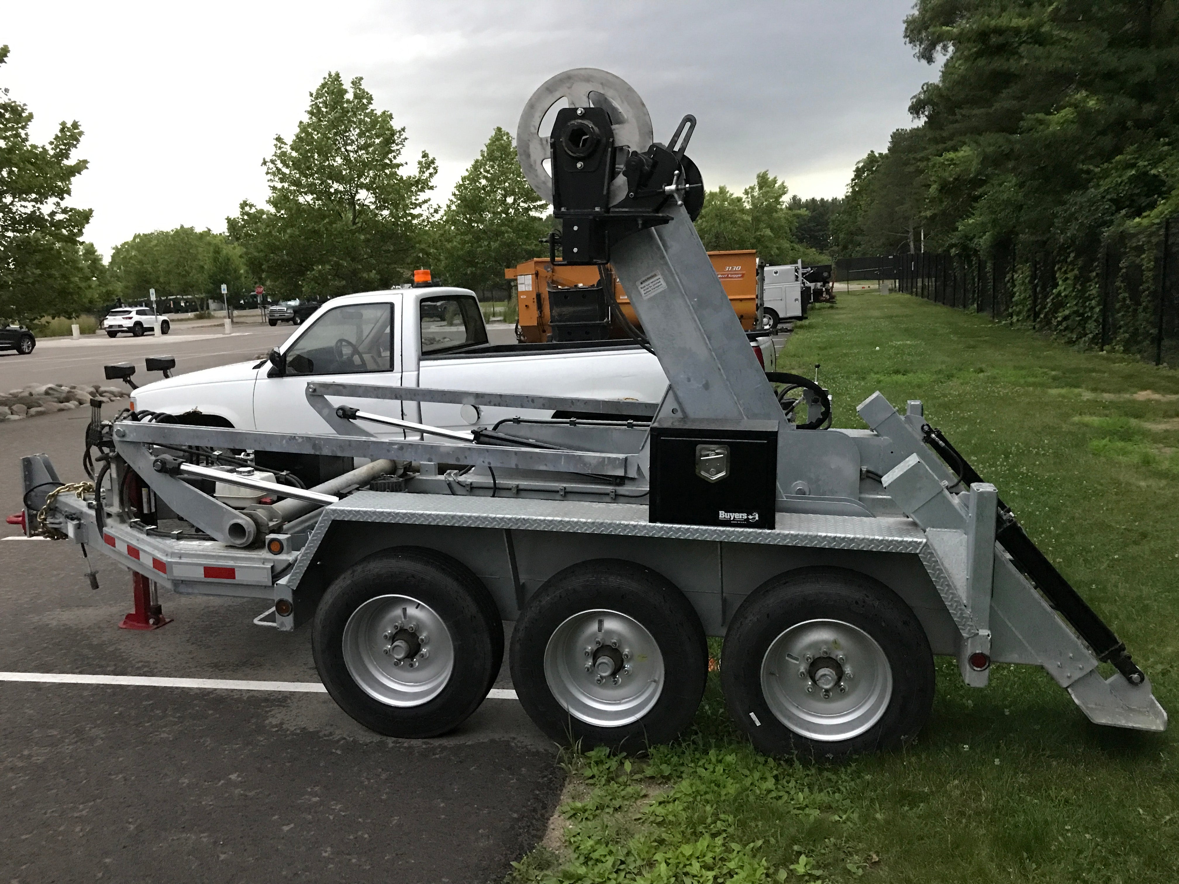 Self Loading Reel Trailer