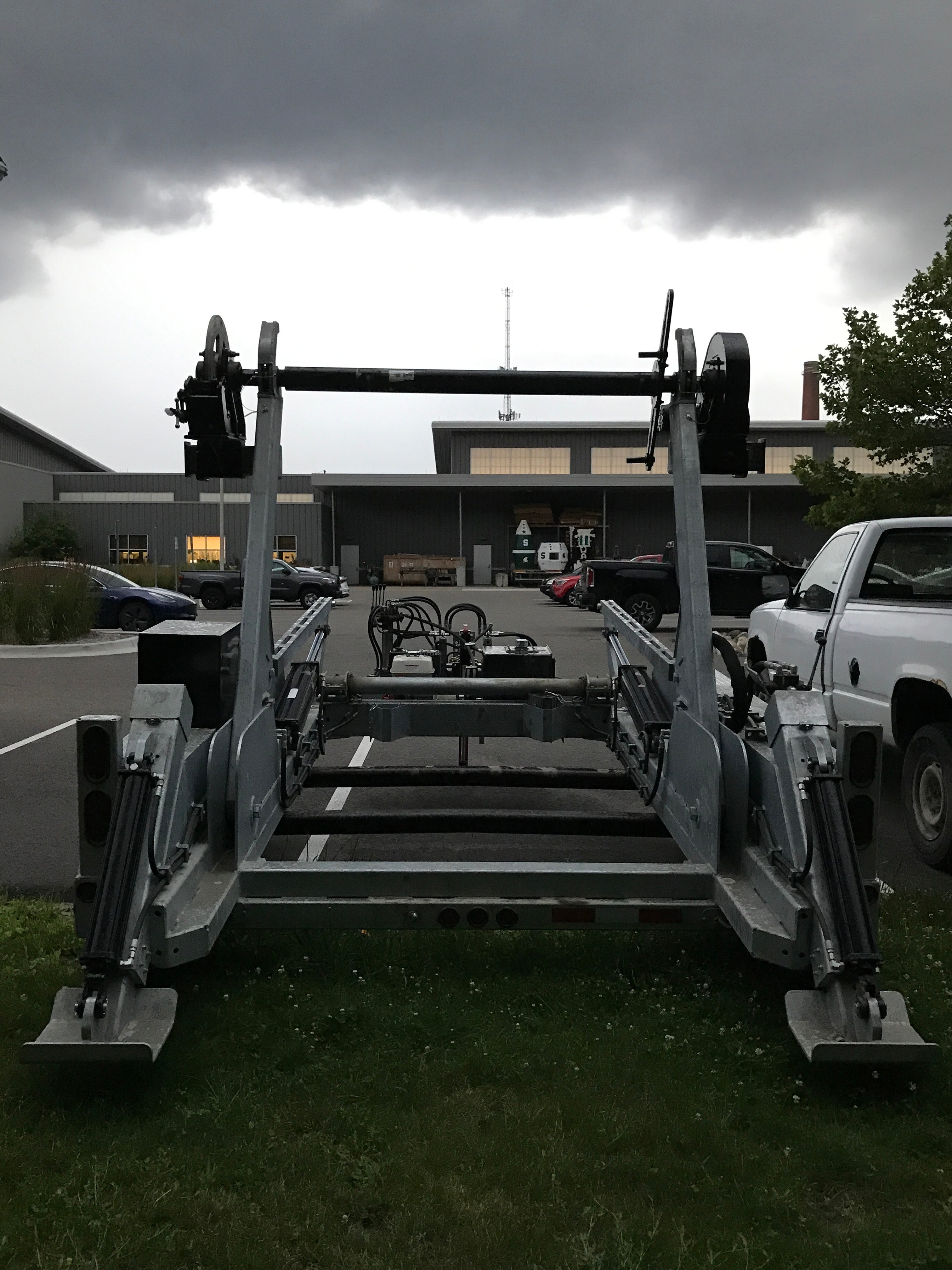 Self Loading Reel Trailer