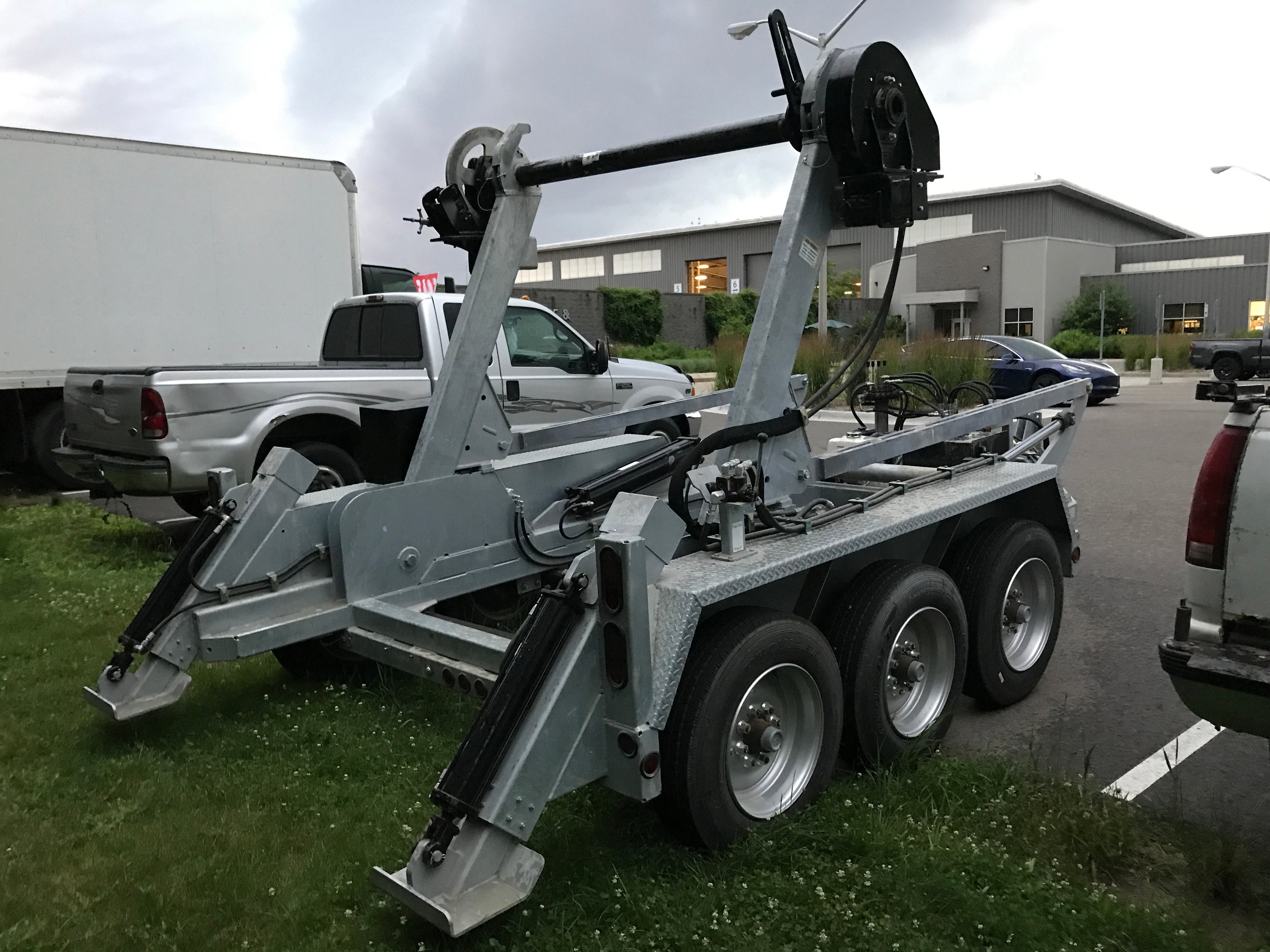 Self Loading Reel Trailer