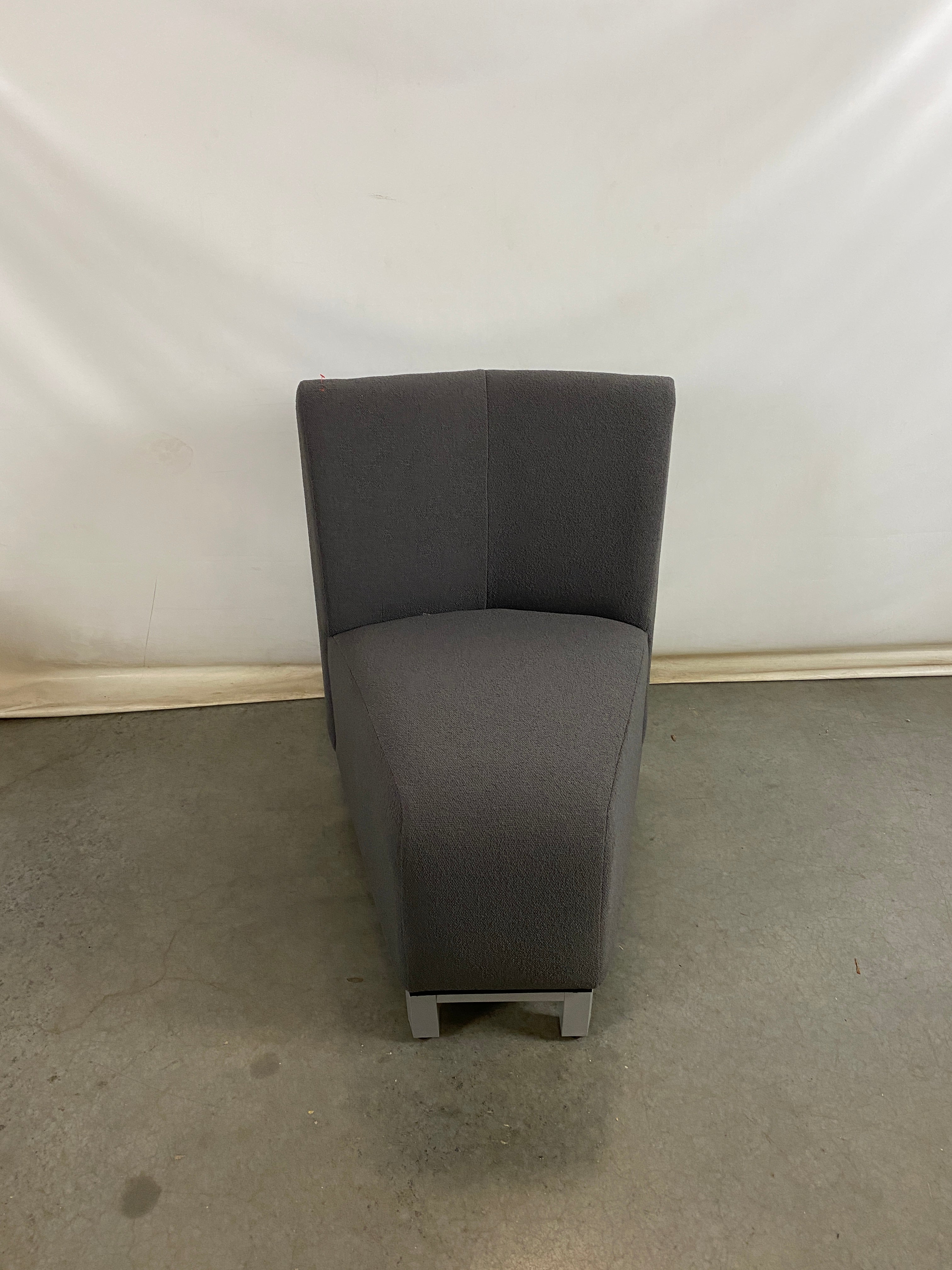 Grey Armless Triangle Chair