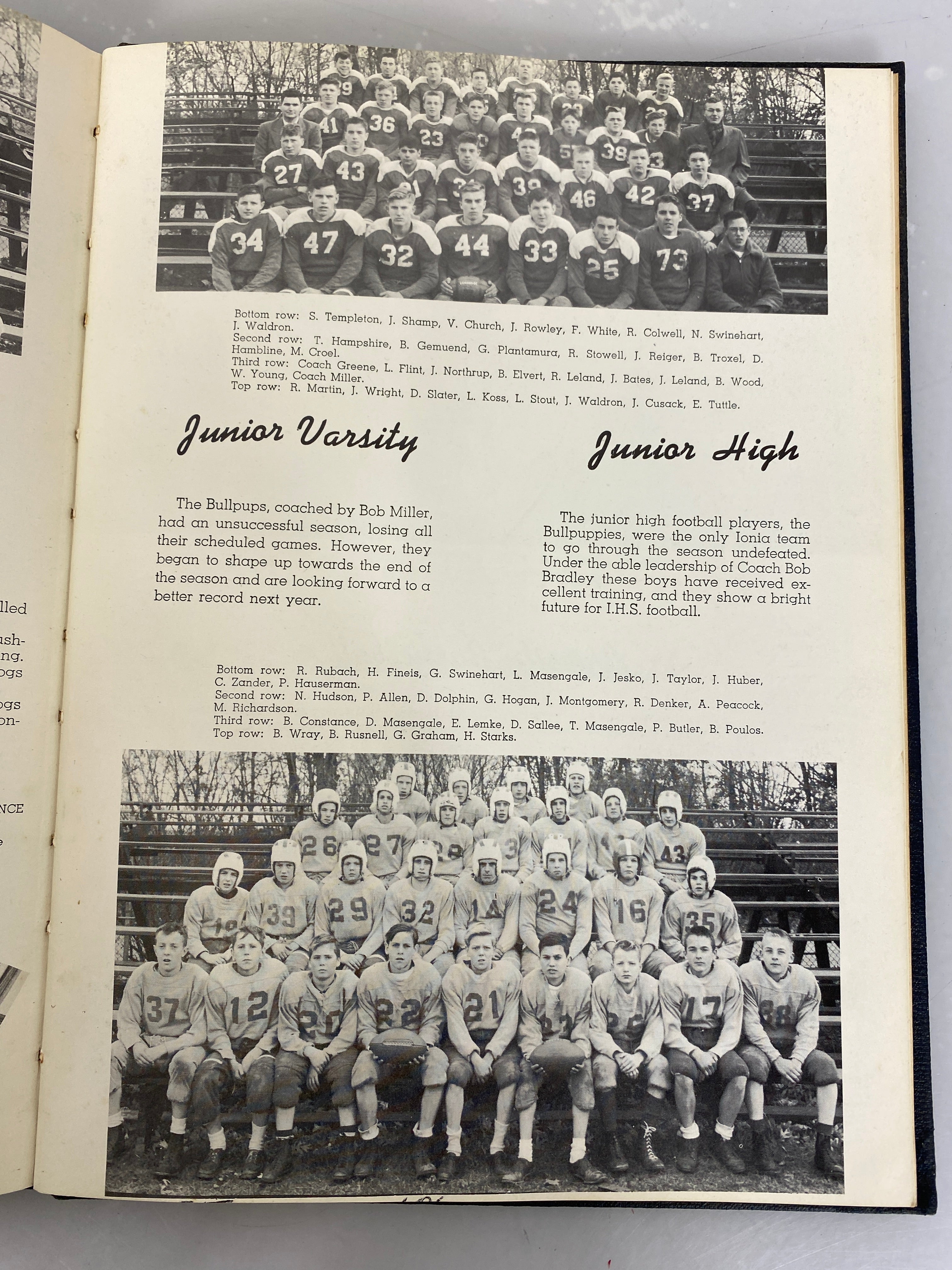 1953 Ionia High School "Ionian" Ionia Michigan