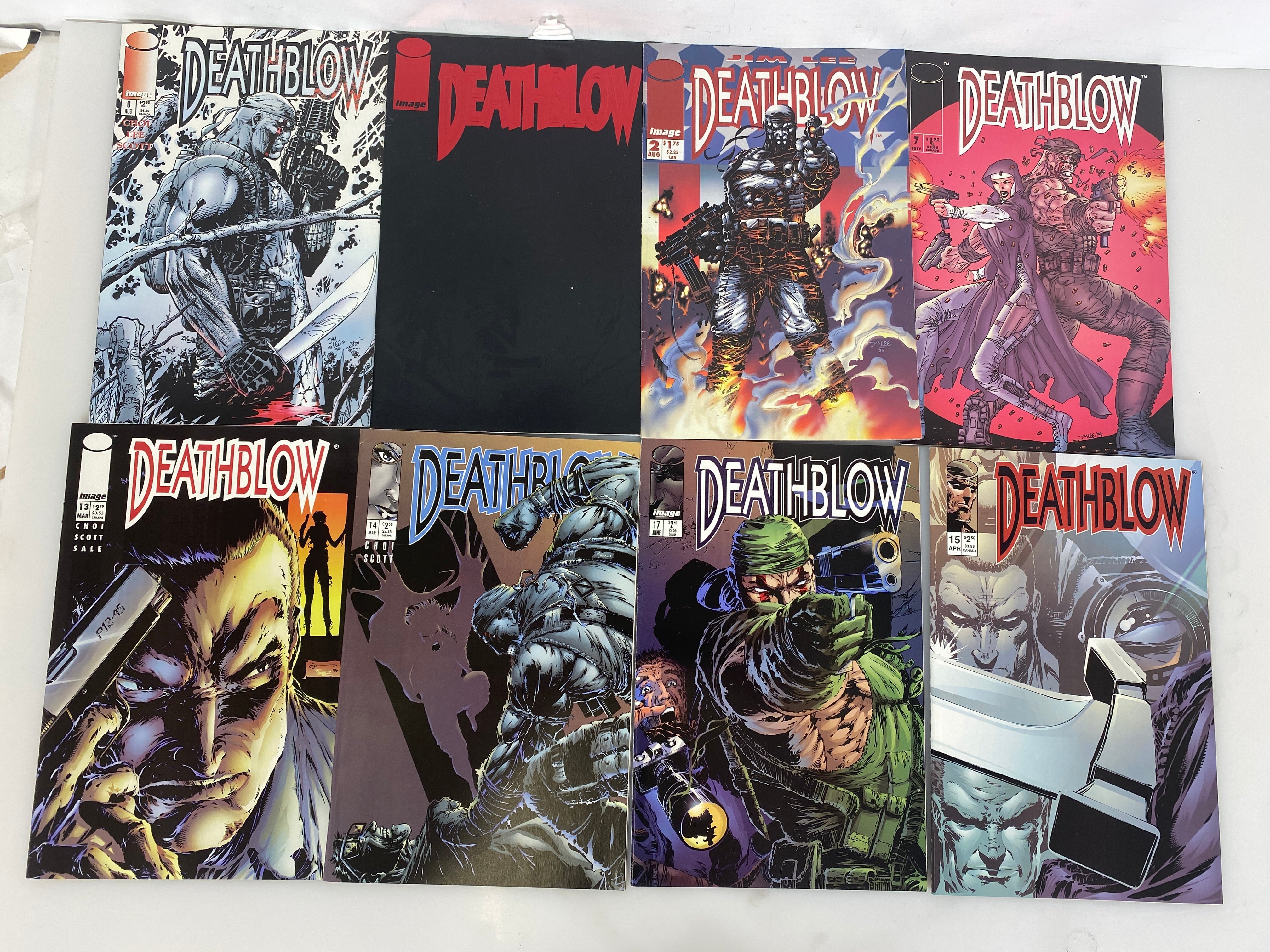 Lot of 16 Deathblow Image Comics 1993-1995