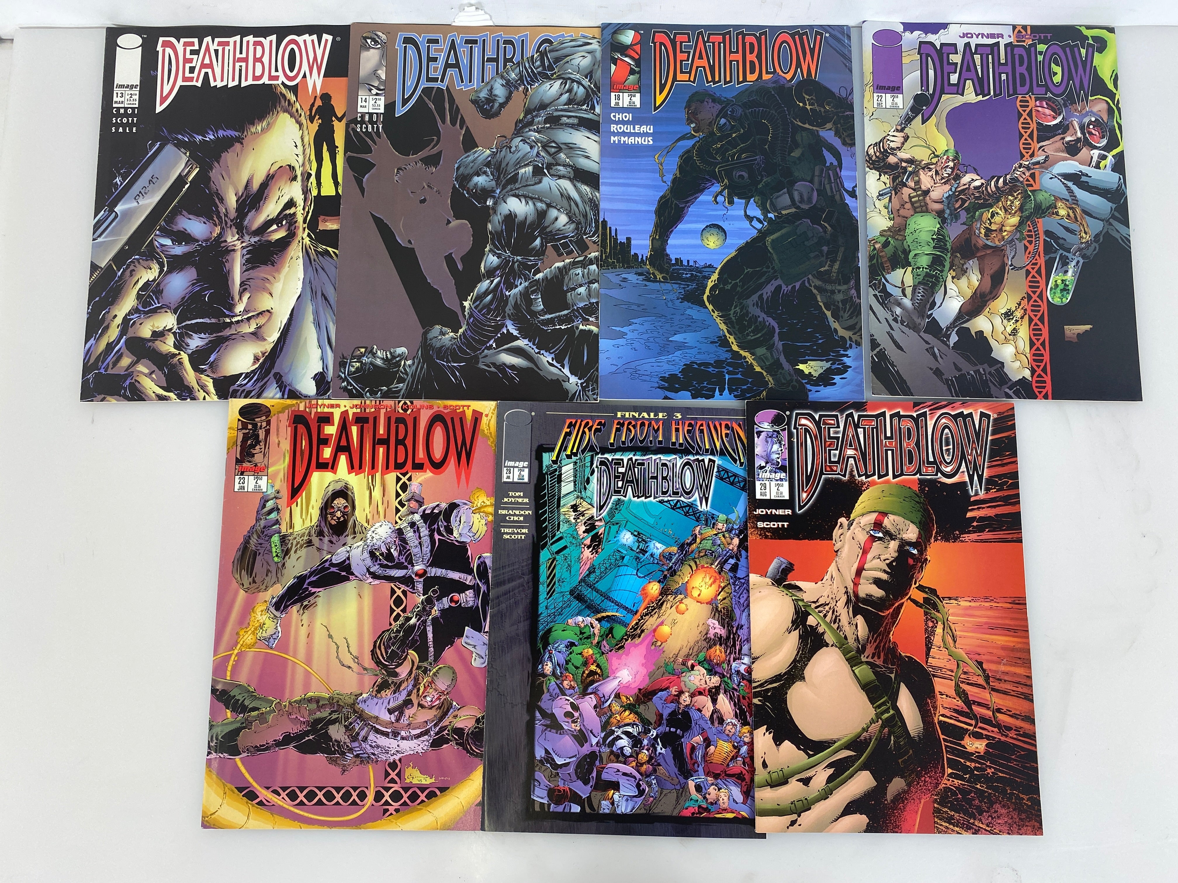 Lot of 16 Deathblow Image Comics 1993-1995