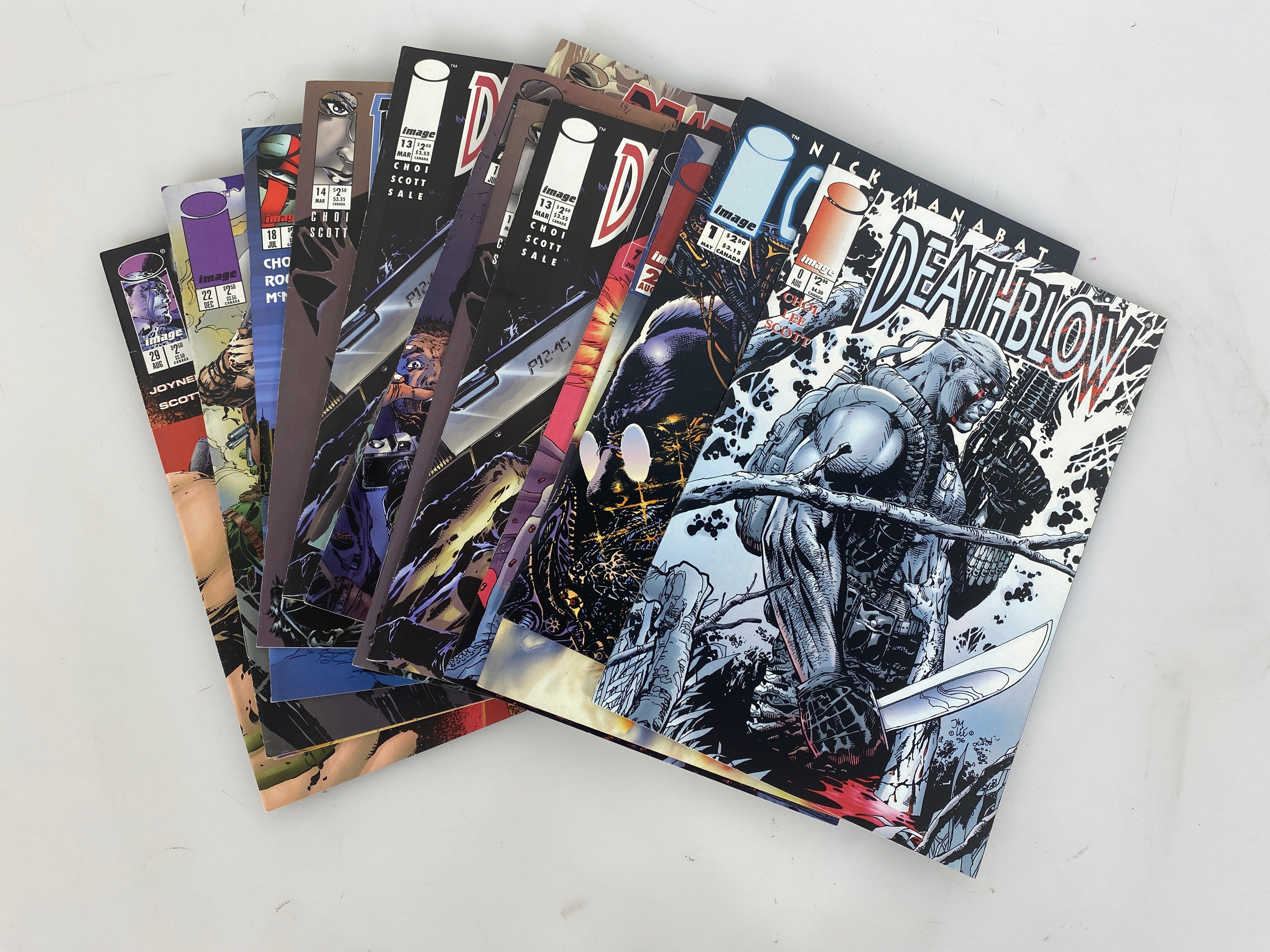 Lot of 16 Deathblow Image Comics 1993-1995