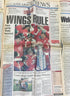 Detroit Red Wings Stanley Cup Champions Newspaper Sports Illustrated Lot 1997-98