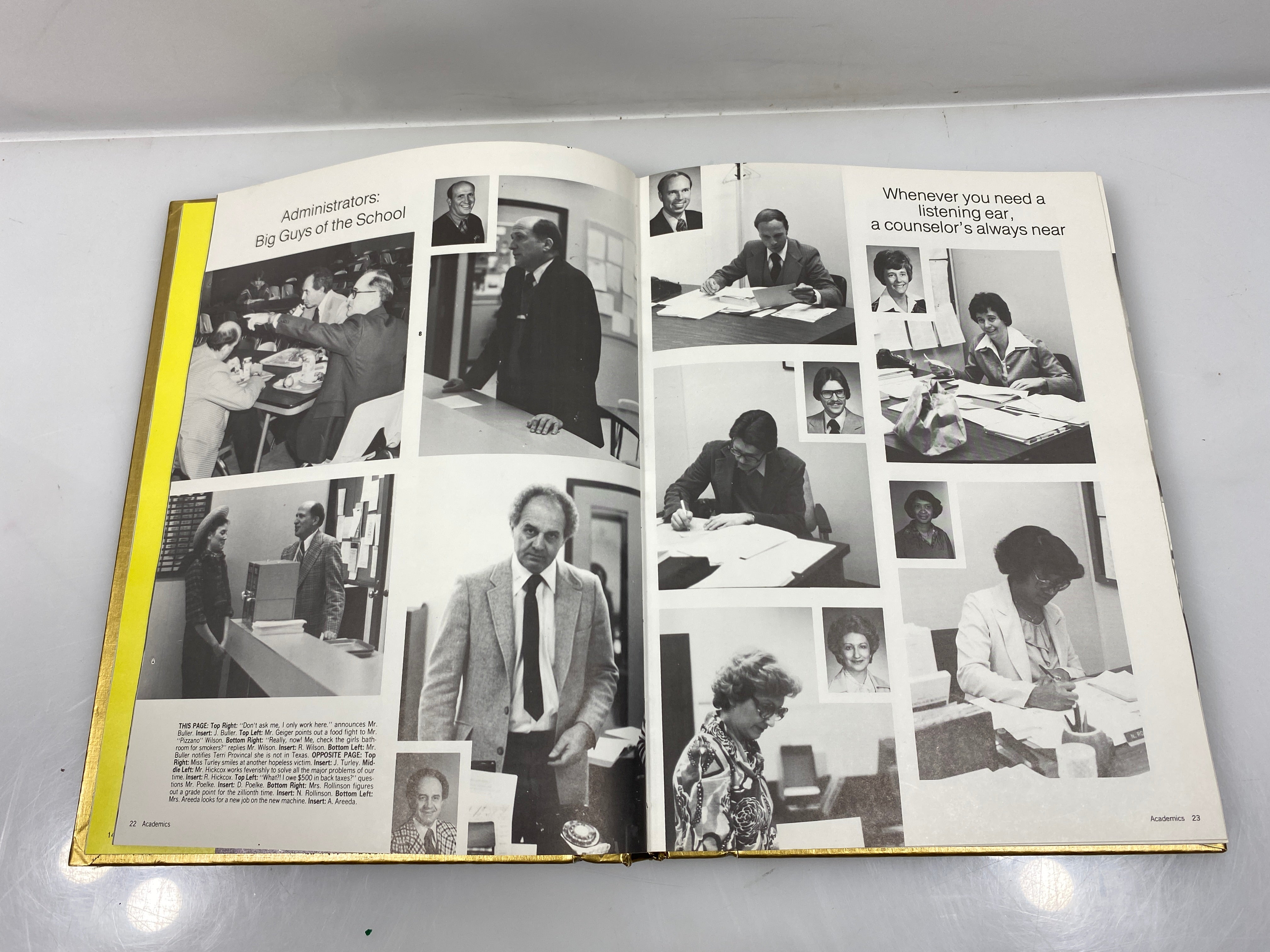 1980 "Retrospect" Harrison High School Yearbook Farmington, MI HC