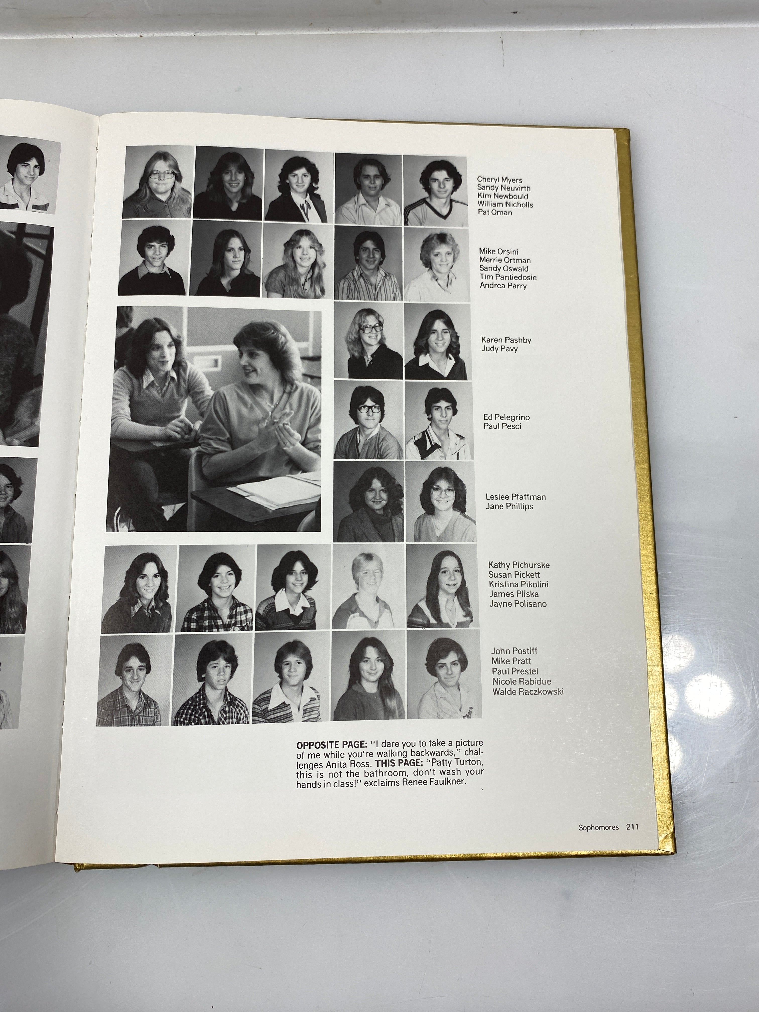 1980 "Retrospect" Harrison High School Yearbook Farmington, MI HC