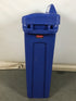 Rubbermaid Slim Jim Blue Trash Can