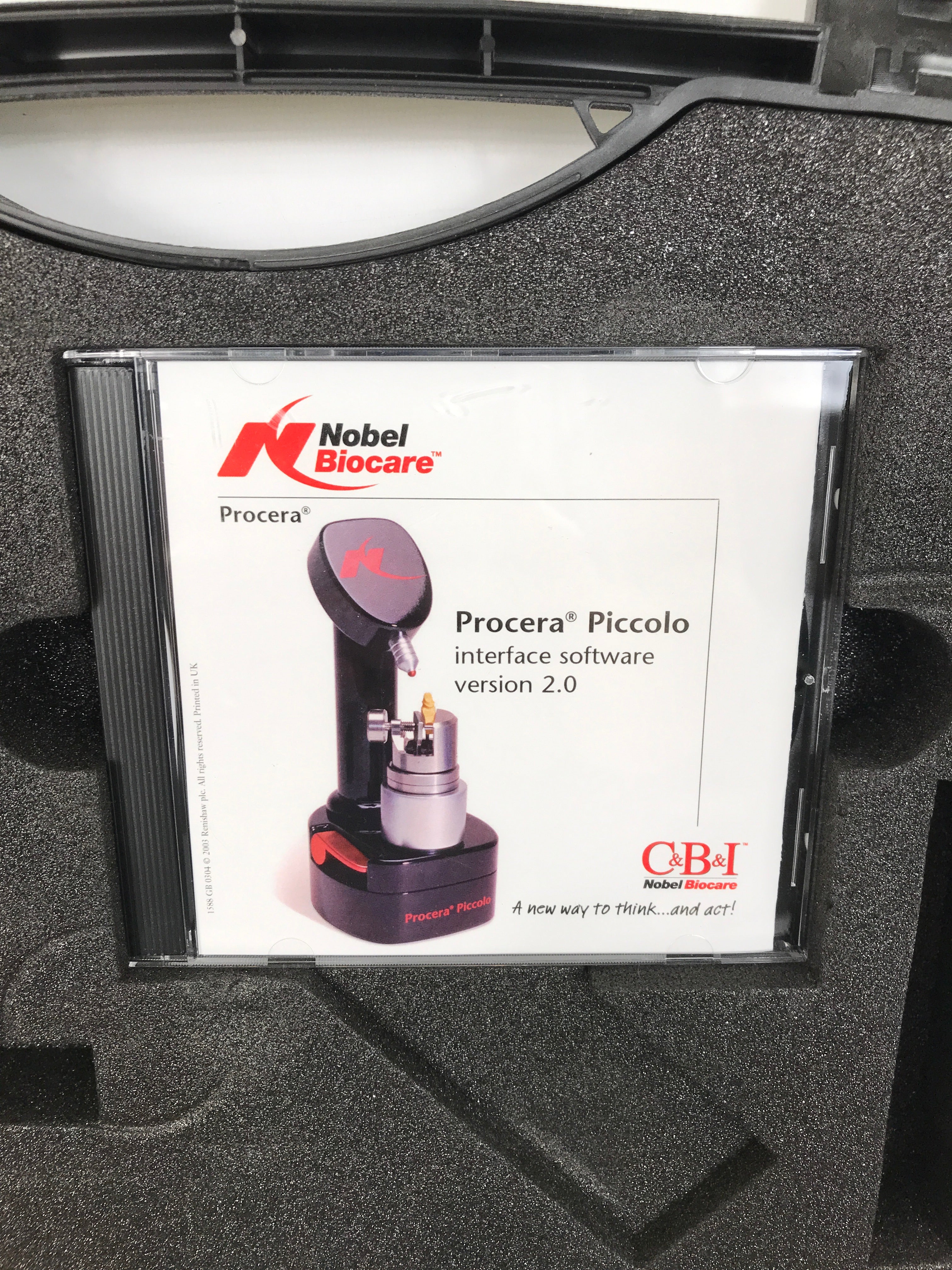 Nobel Biocare Procera Piccolo Dental Scanner with Case