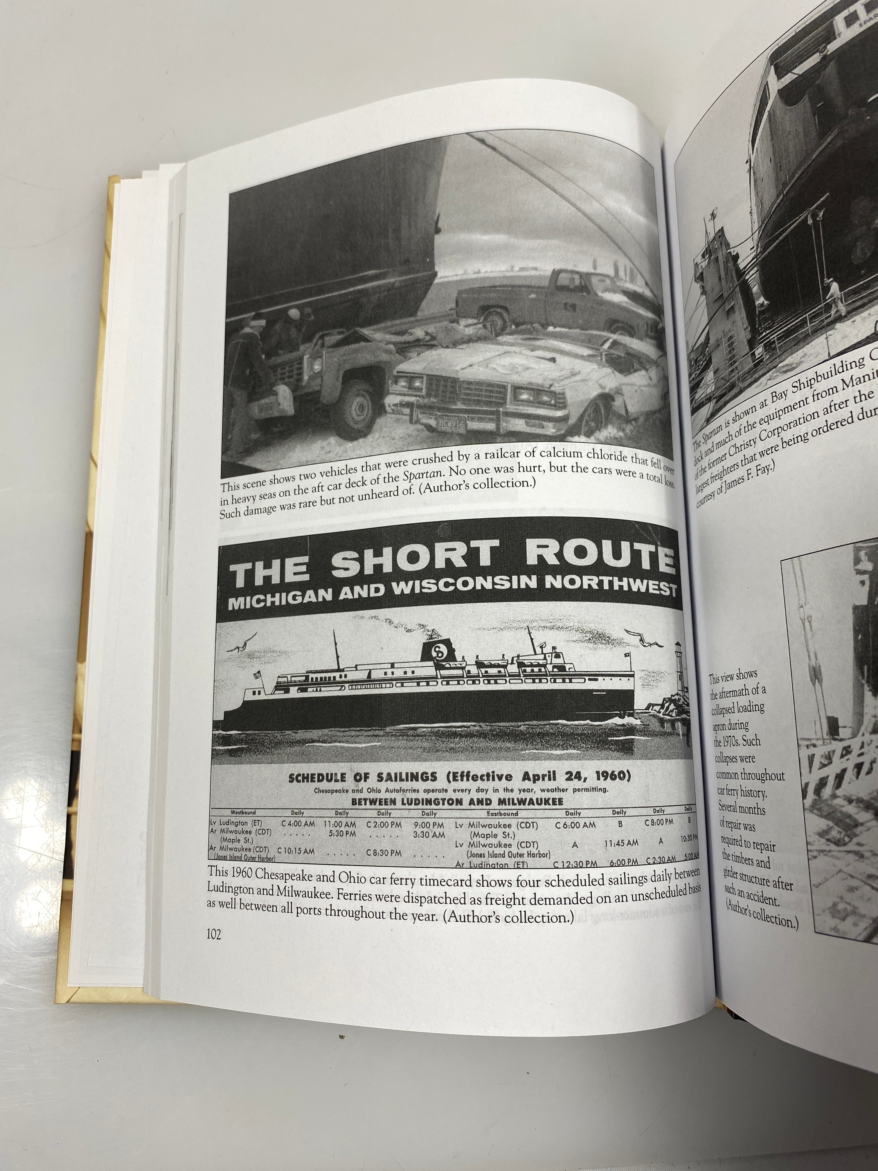 Ludington Car Ferries by David Petersen Arcadia Publishing 2010 HC
