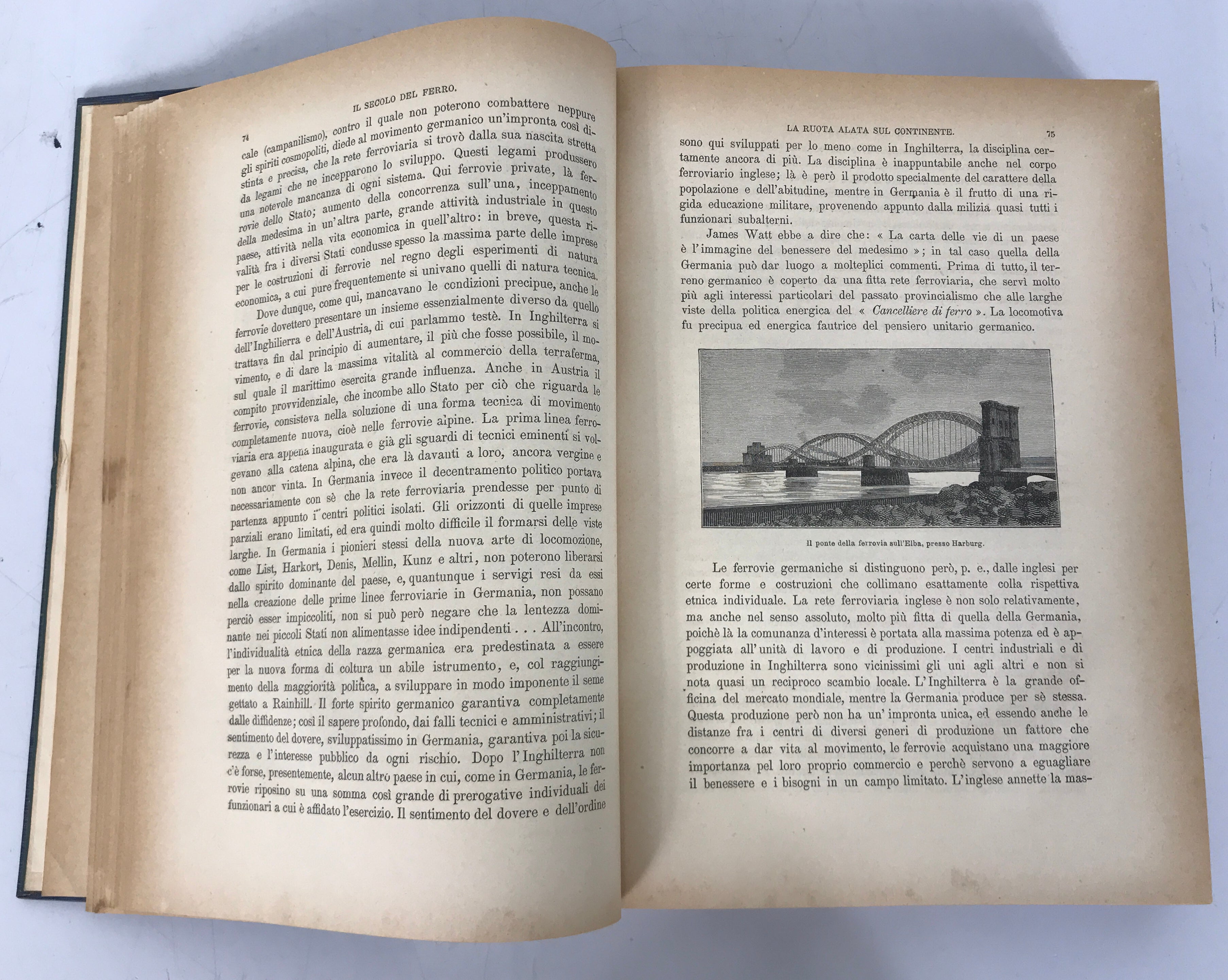Il Secolo Del Ferro (The Iron Century)  c1880 HC