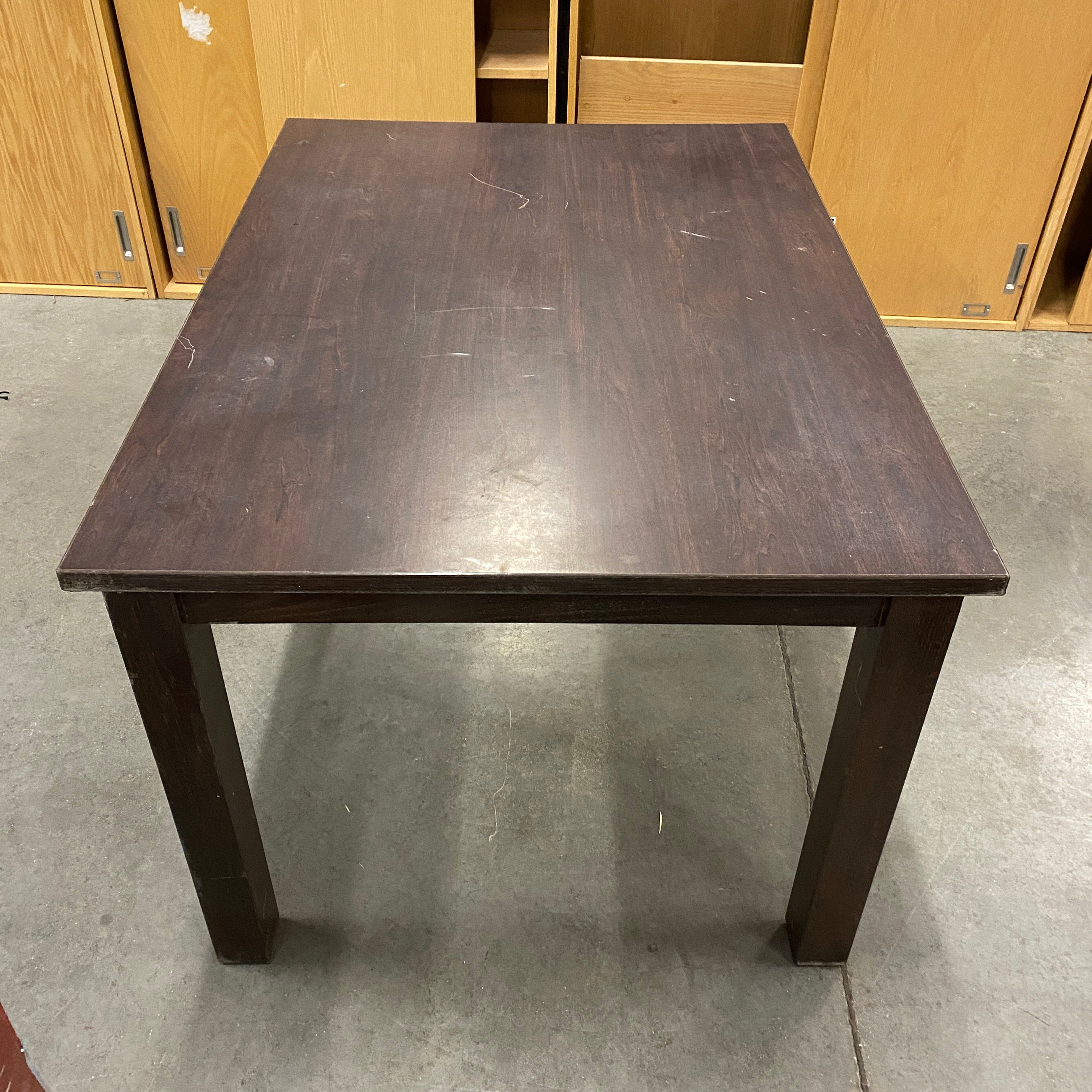 Dark Wooden Laminate Table