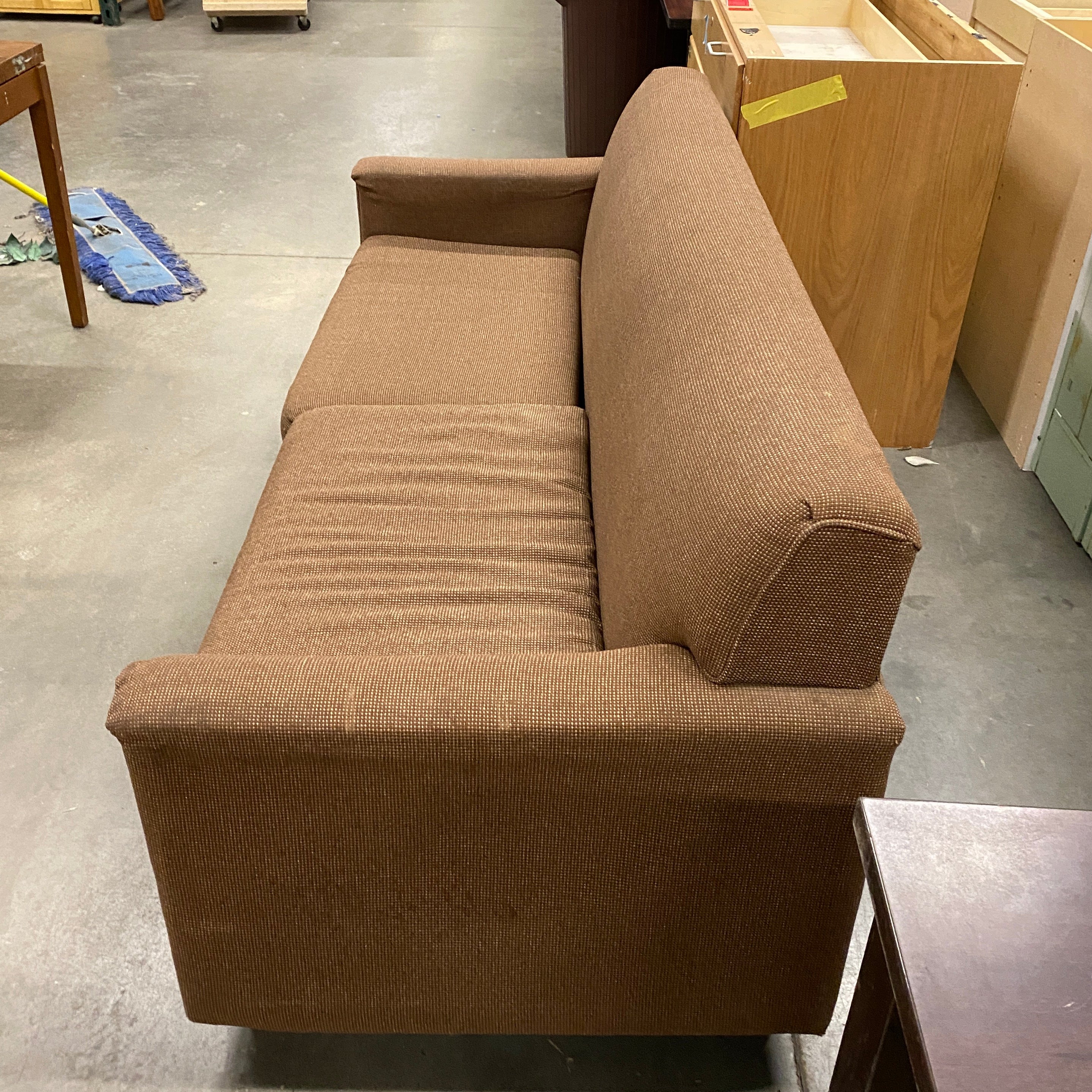 Brown Upholstered Couch