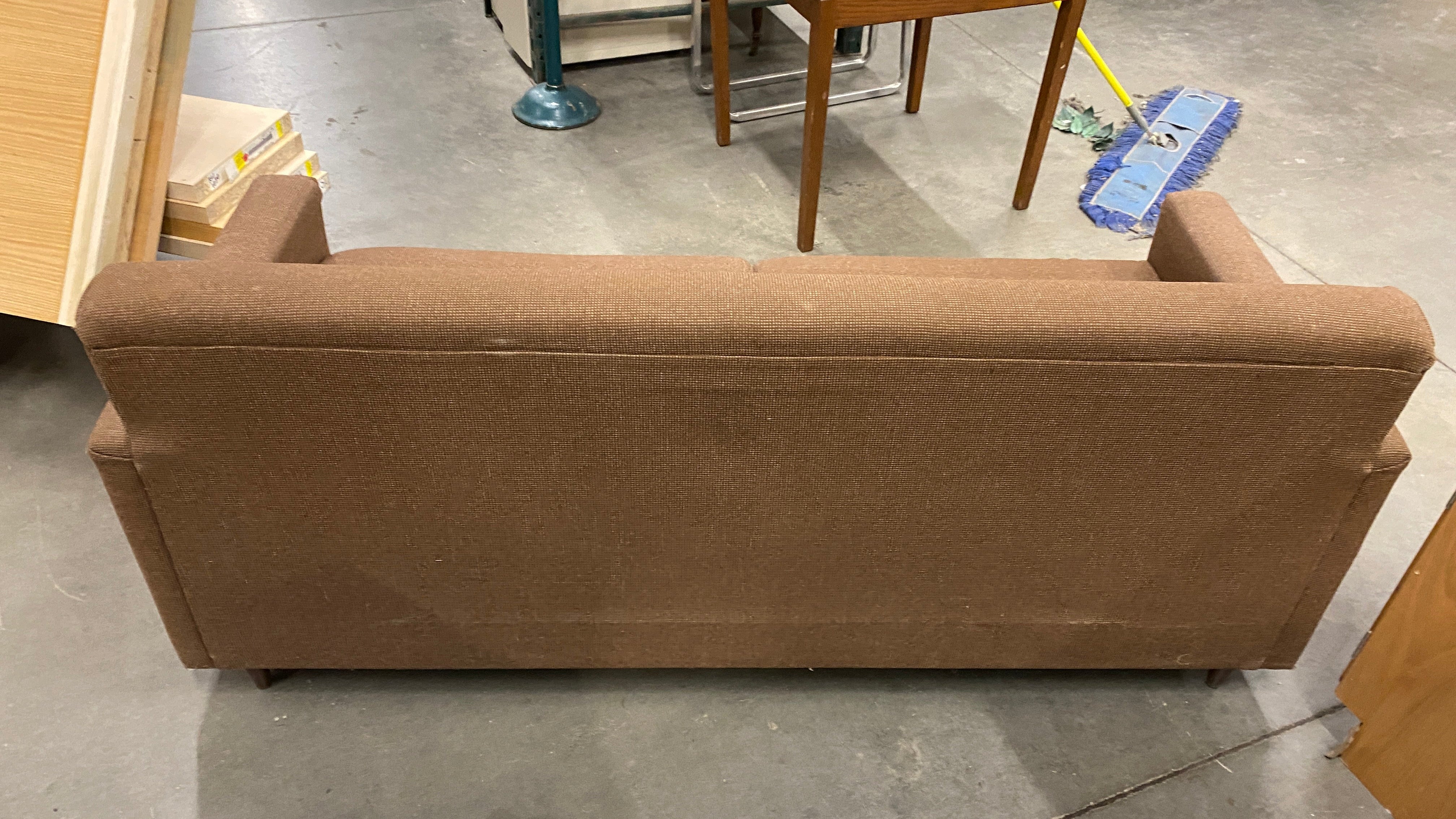 Brown Upholstered Couch